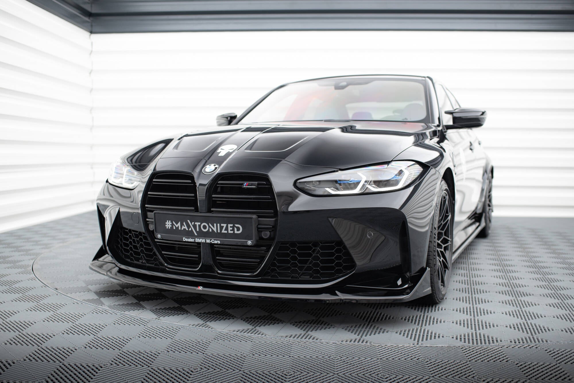 Frontlippe V4 für CSL Look BMW M3 Limousine / Touring G80 / G81