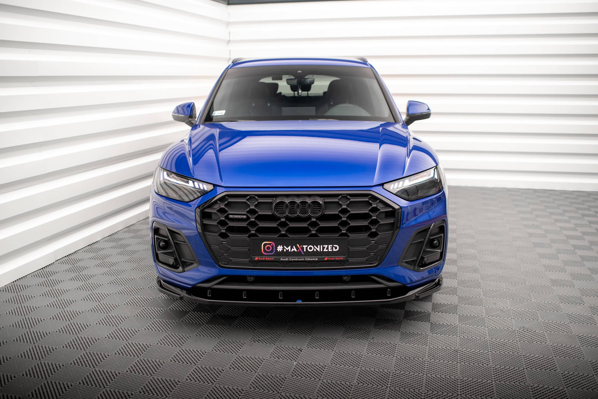 Frontlippe V2 für Audi SQ5 / Q5 S-Line SUV / Sportback Mk2 Facelift