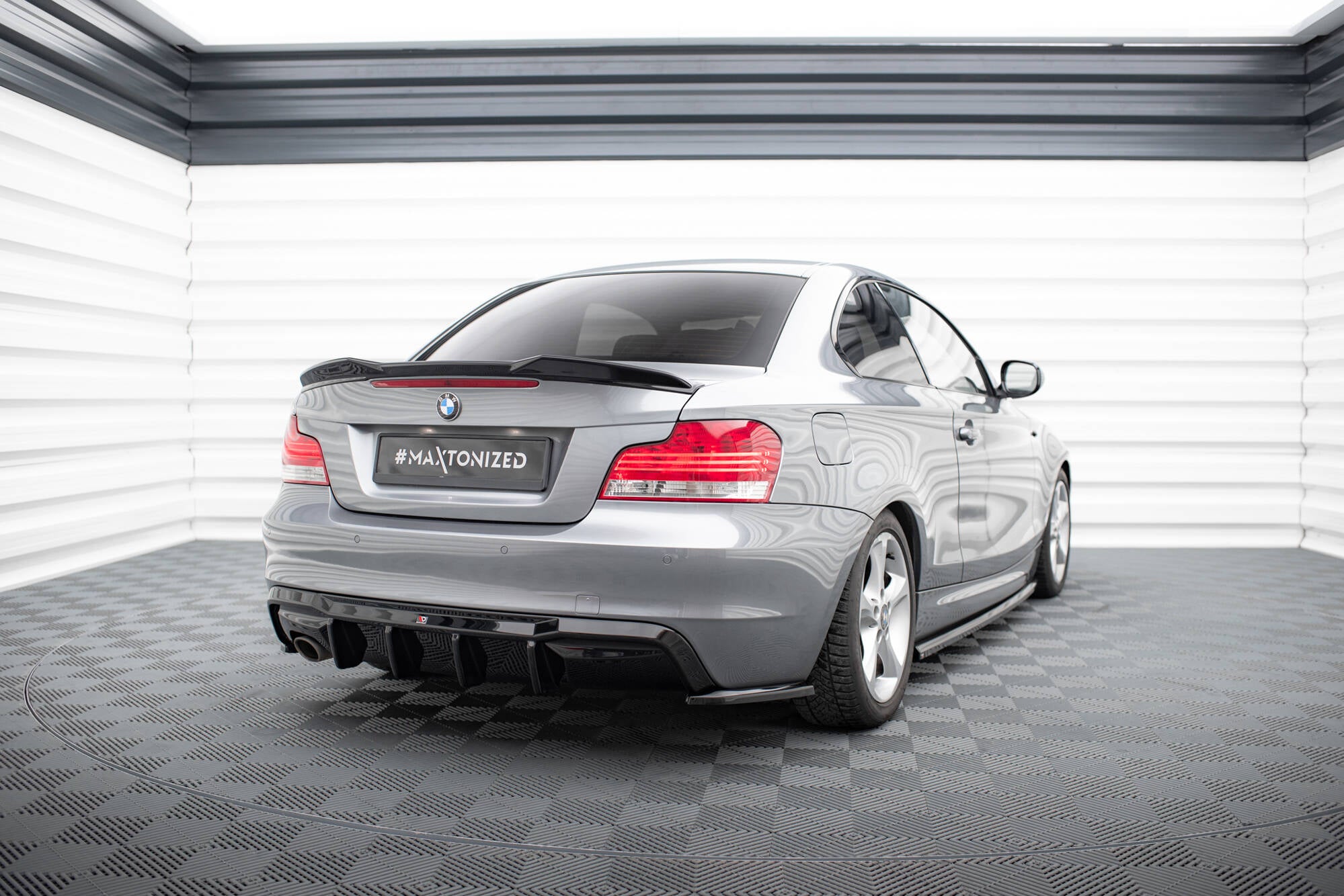 Flaps Heckansatz Diffusor für BMW 1er M-Paket E82
