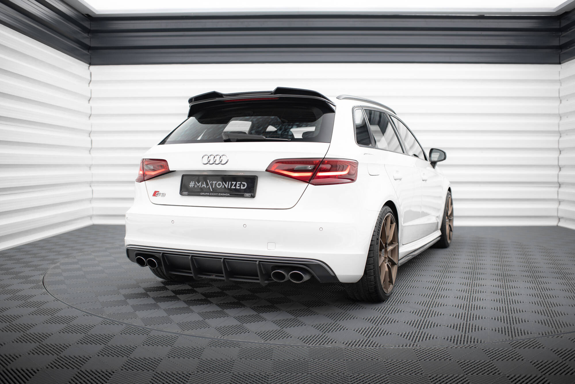 Street Pro Heckschürze für Audi S3 Sportback / Hatchback 8V