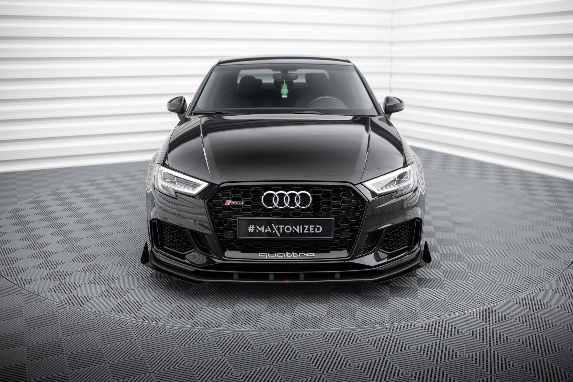 Street Pro Frontlippe V1 für +Flaps für + Flaps Audi RS3 Limousine 8V Facelift