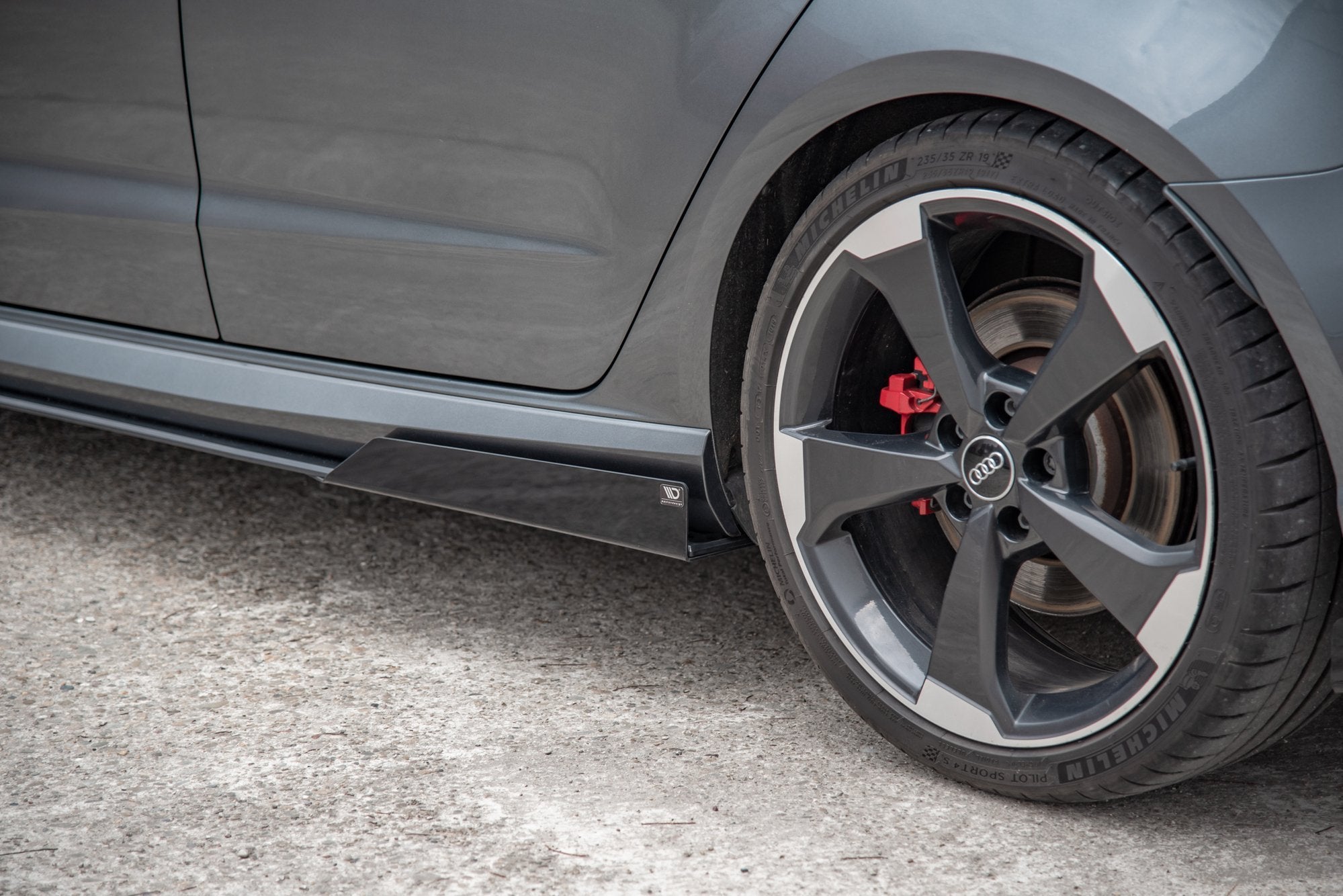 Street Pro Seitenschweller Ansatz für + Flaps Audi RS3 8V Sportback