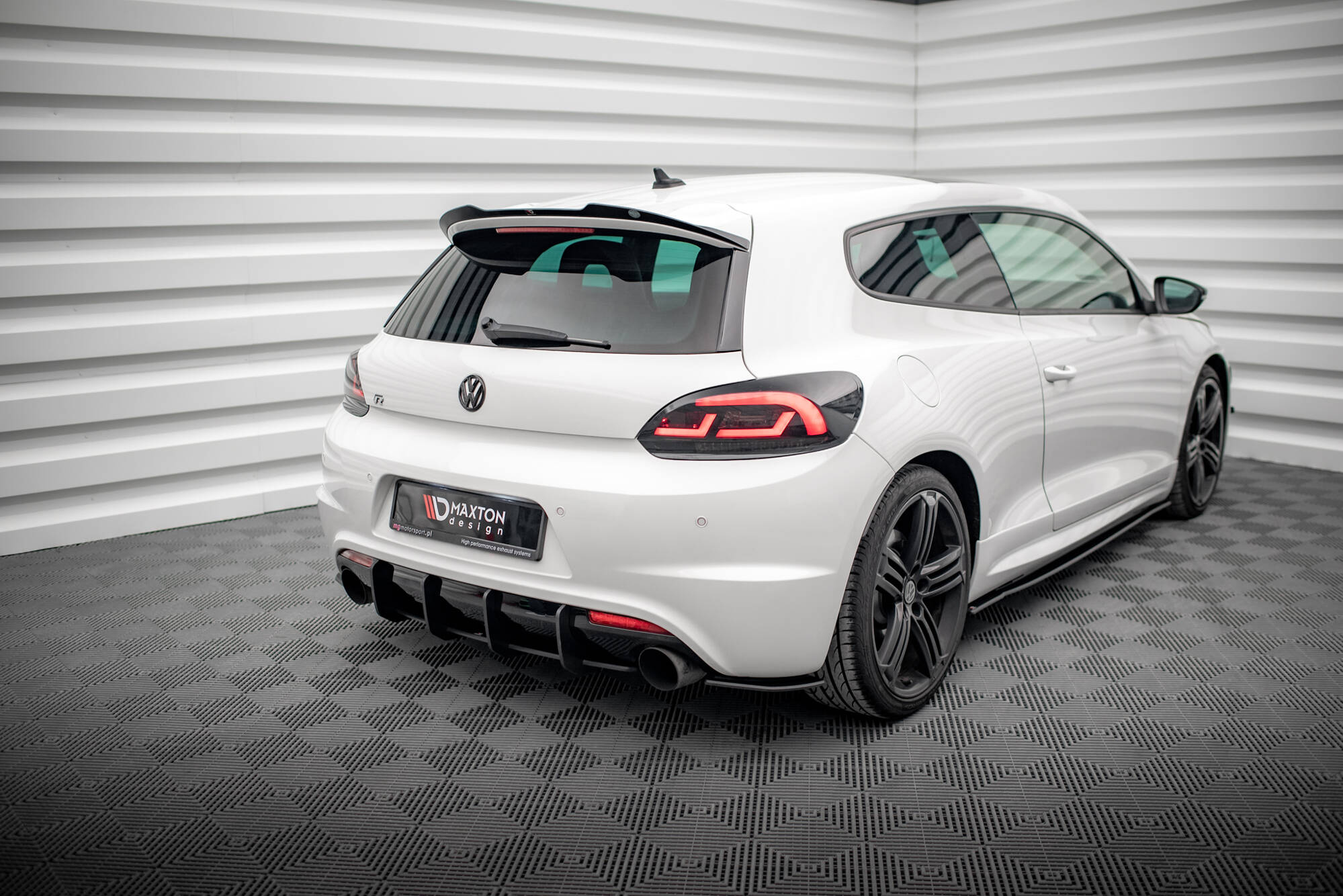 Street Pro Heck Ansatz Flaps Diffusor für VW Scirocco R Mk3