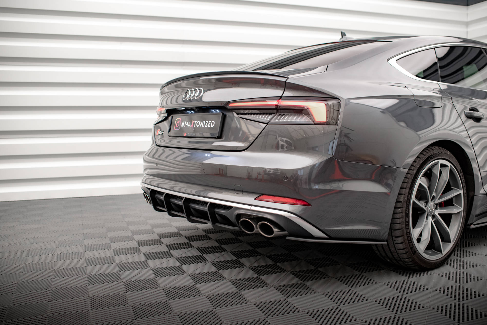 Street Pro Heckschürze für Audi S5 Coupe / Sportback F5