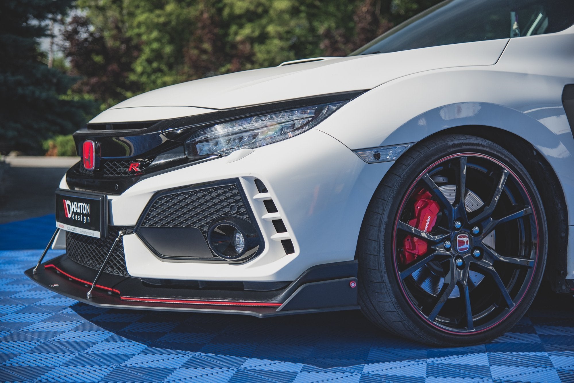Street Pro Frontlippe für für Honda Civic Type R Mk10