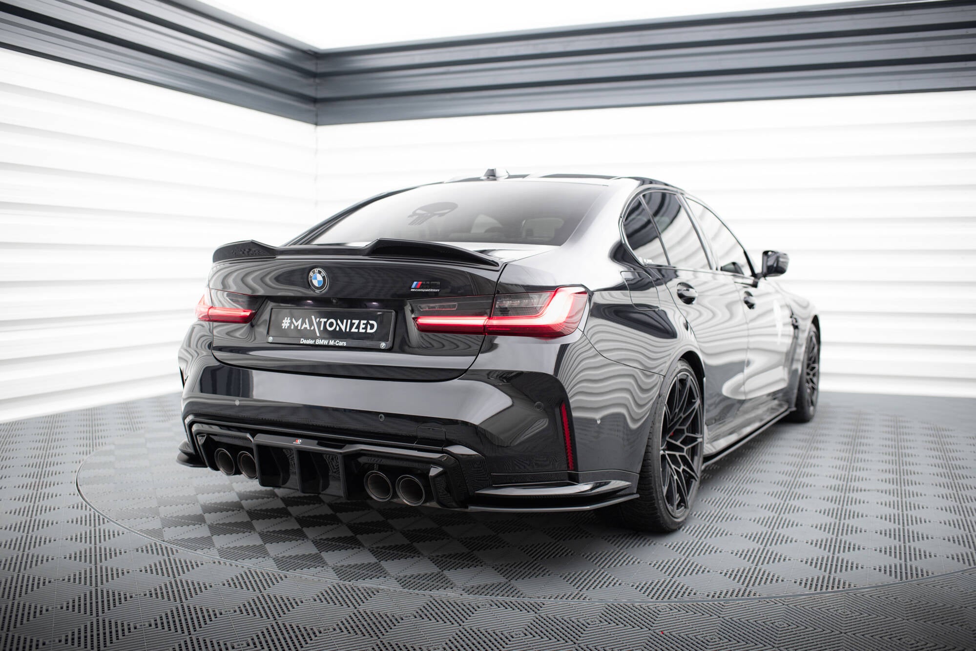 Street Pro Flaps Heckansatz V2 Diffusor für BMW M3 G80