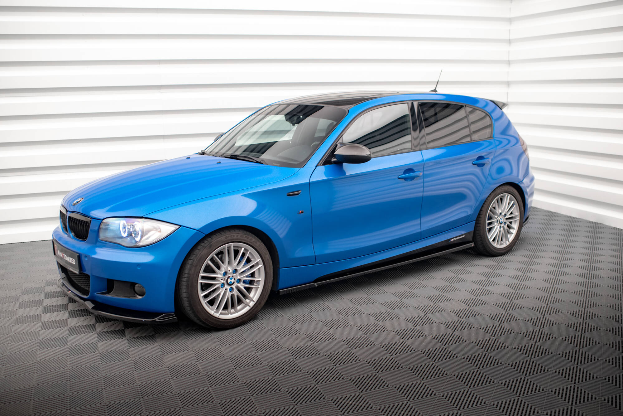 Seitenschweller Ansatz für BMW 1er M-Paket E87 Facelift