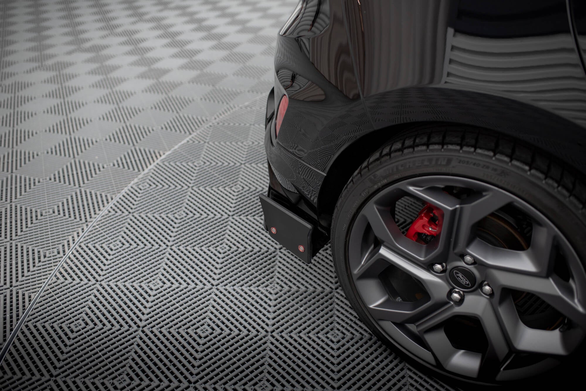 Heck Ansatz Flaps Diffusor V4 für + Flaps Ford Fiesta ST Mk8