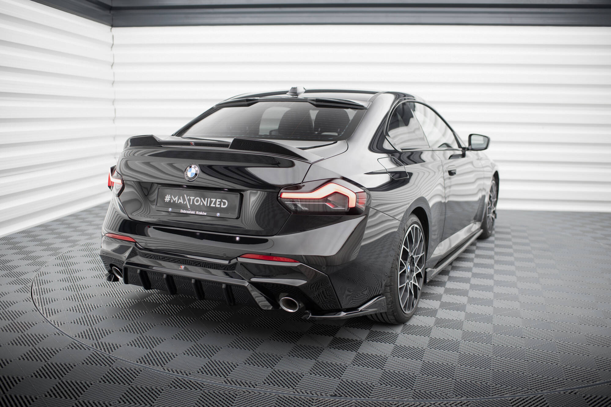 Flaps Heckansatz V4 Diffusor für BMW 2 G42
