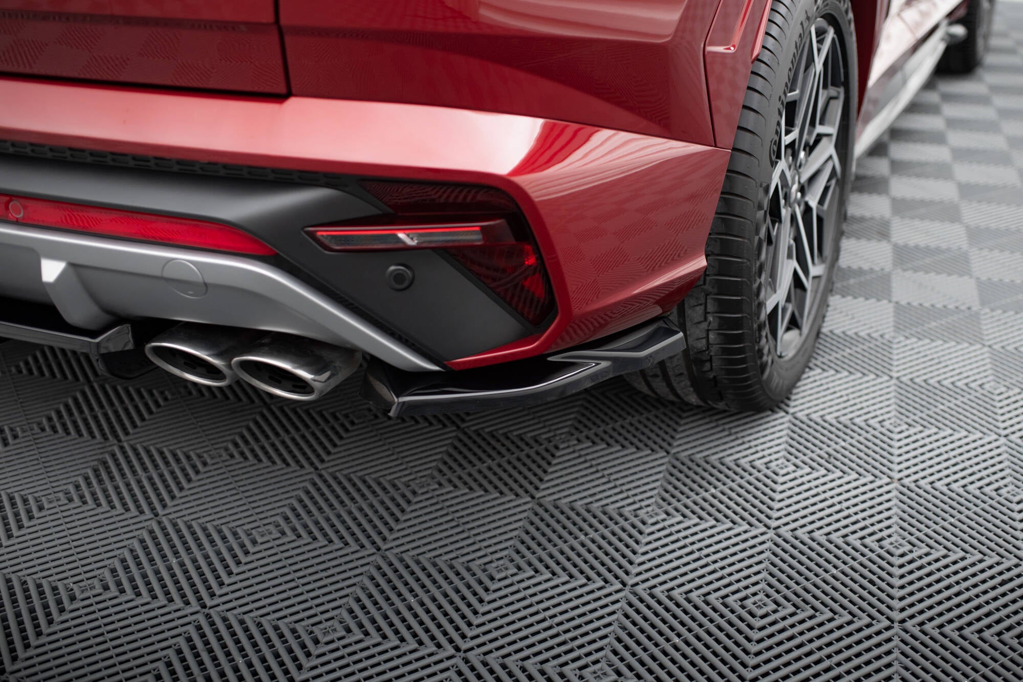 Mittlerer Cup Diffusor DTM Look Heck Ansatz für Hyundai Tucson N-Line Mk4