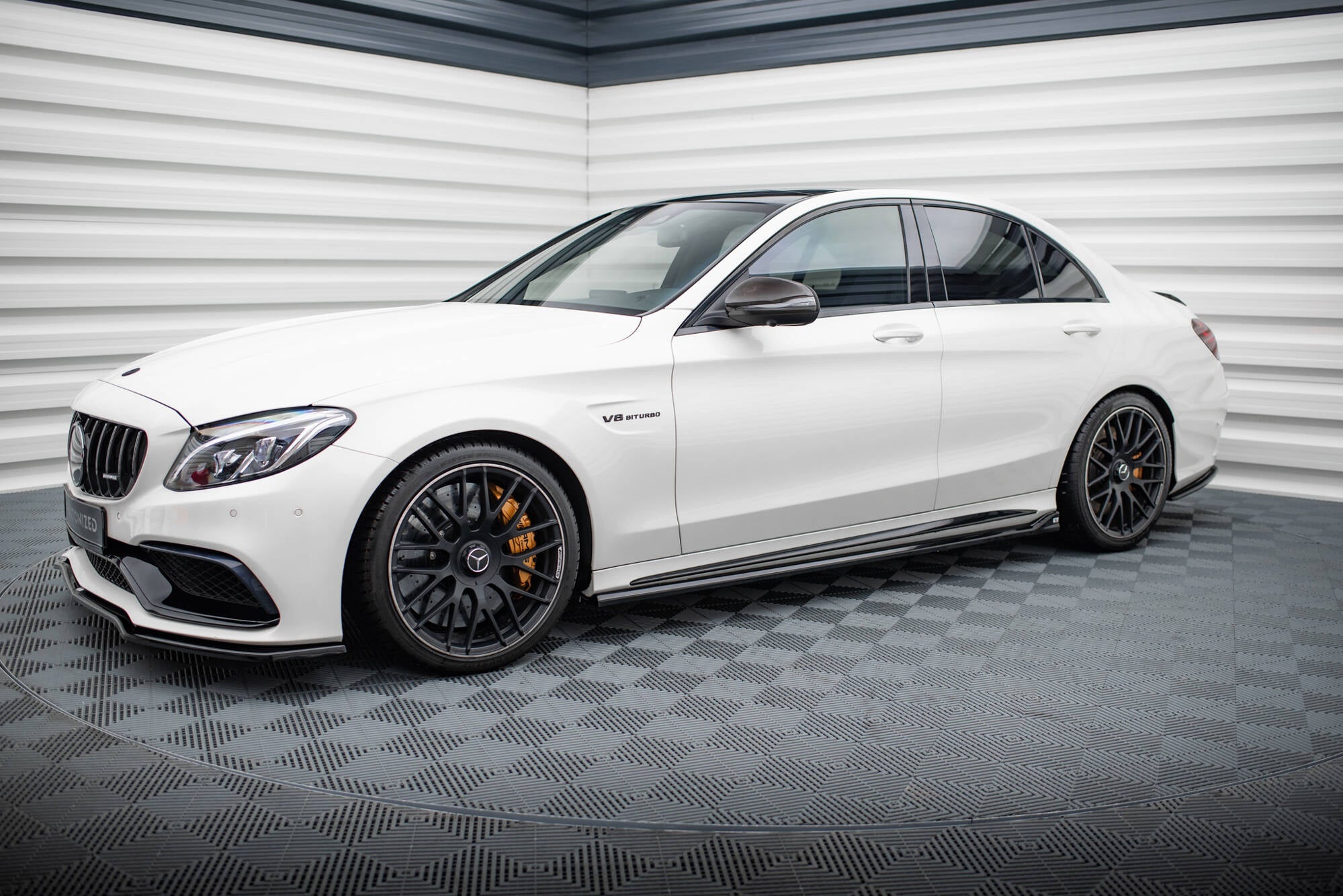 Seitenschweller V2 Ansatz für Mercedes-AMG C63 Limousine / Kombi W205 / S205