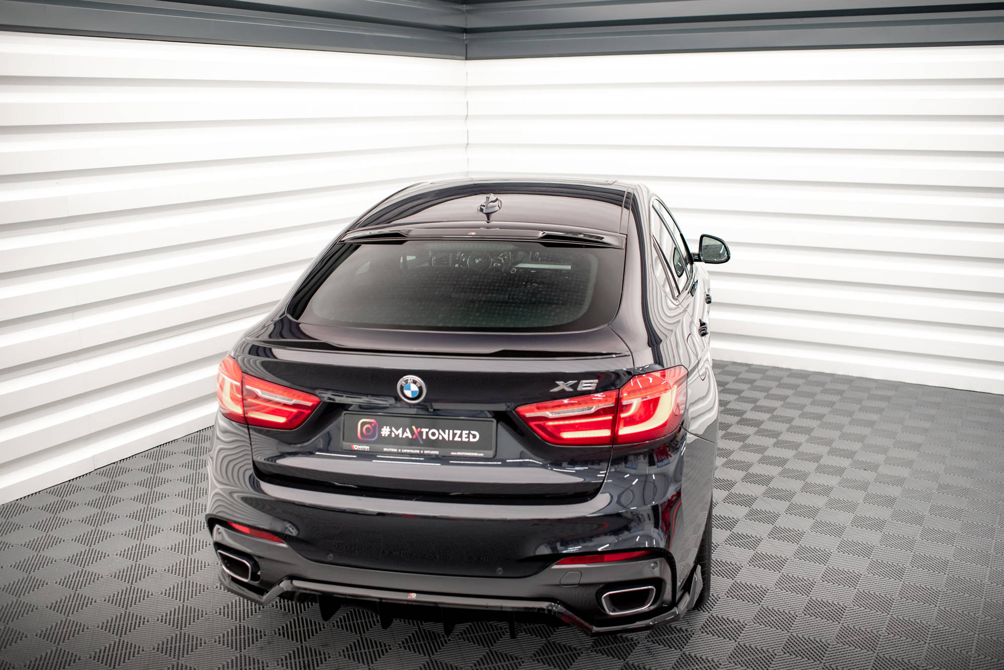 Heckscheiben Spoiler für BMW X6 F16 M-Paket / X6 M F86