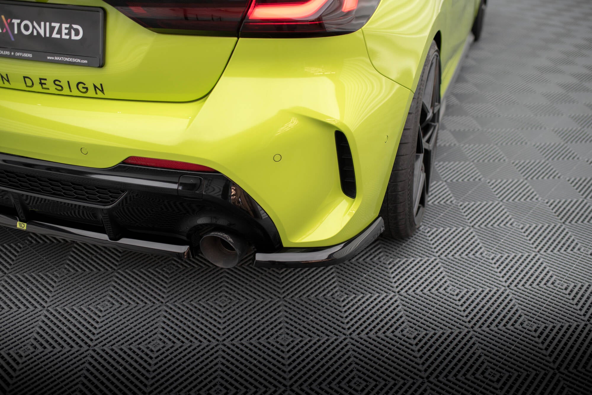 Flaps Heckansatz V1 Diffusor für1 für BMW 1er M - Paket / M135i F40