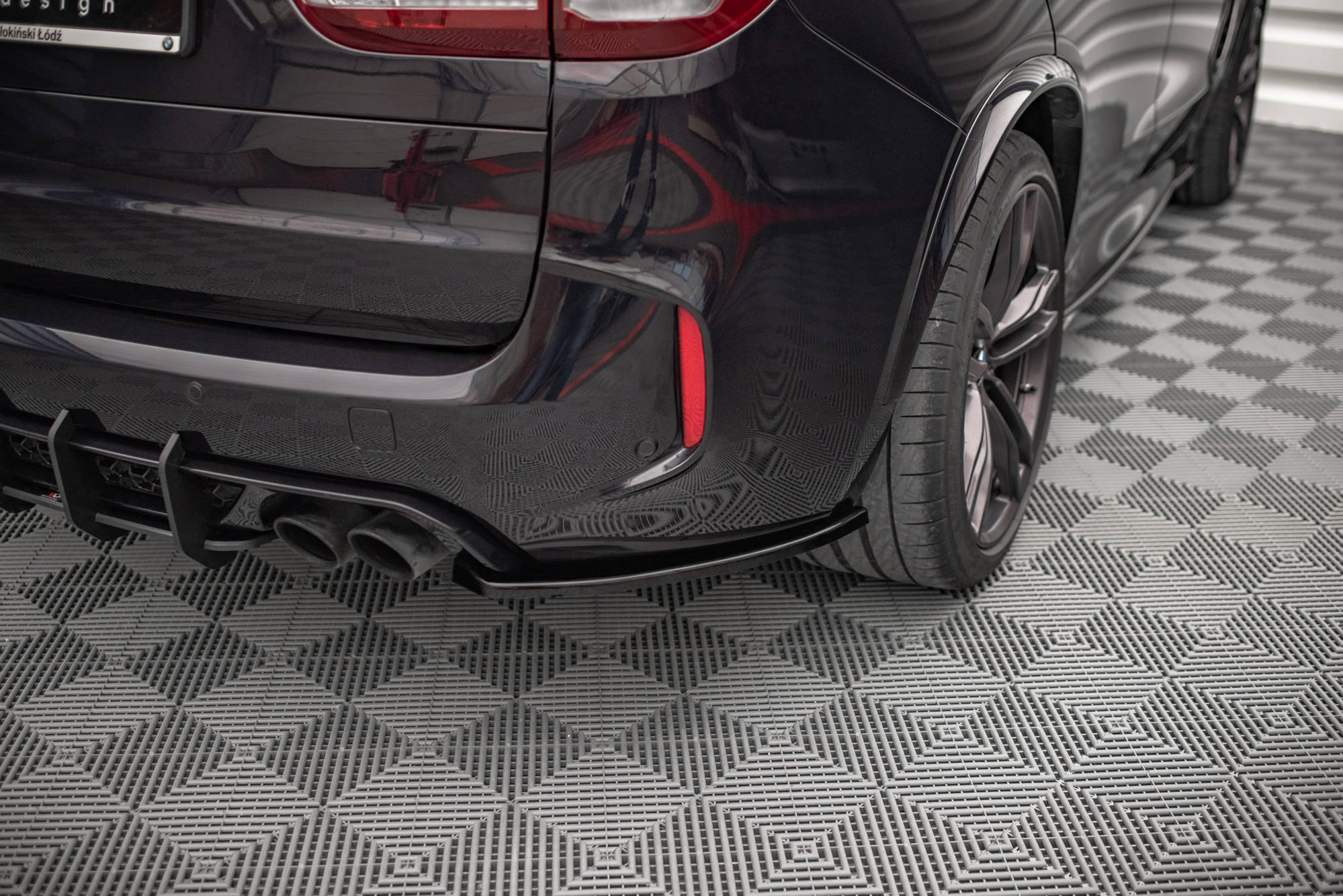Flaps Heckansatz Diffusor für BMW X5 M F85