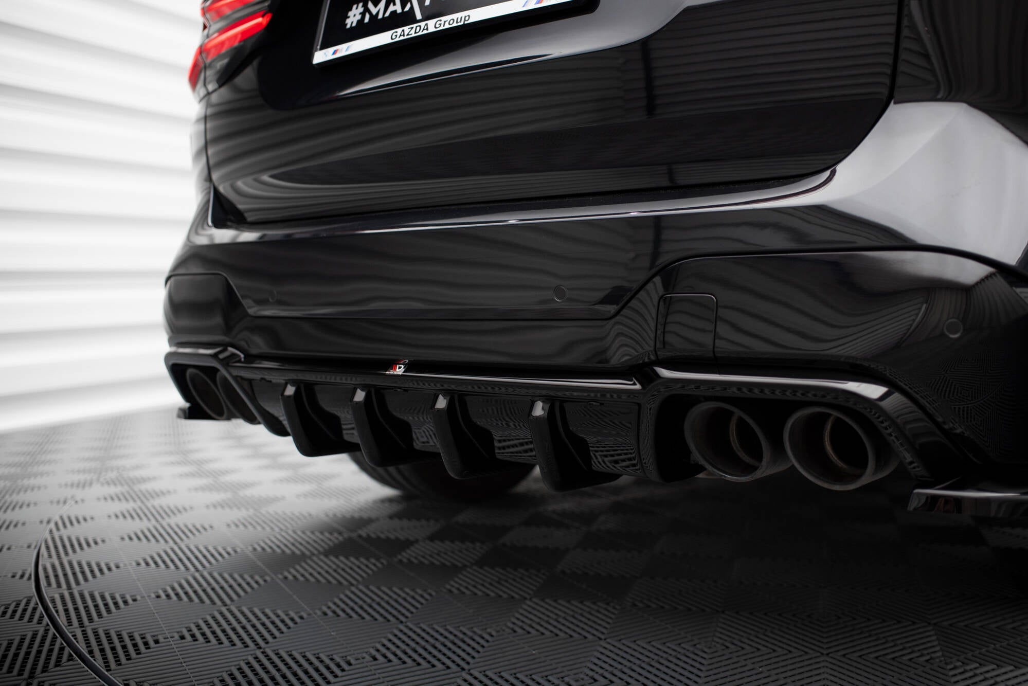 Diffusor Heck Ansatz für BMW X3 M F97 / F97 Facelift