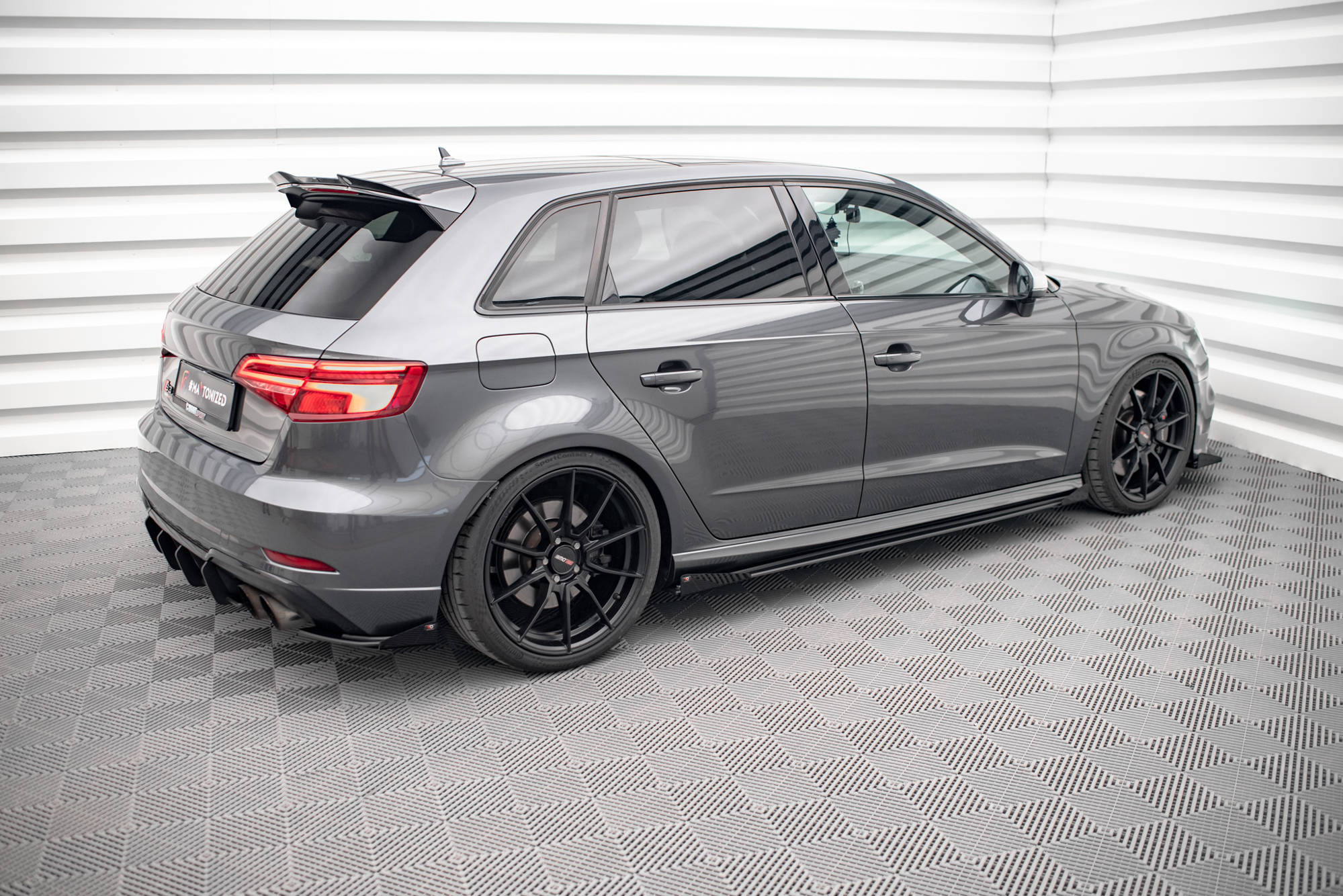 Seitenschweller Flaps für Audi S3 / A3 S-Line Sportback 8V Facelift