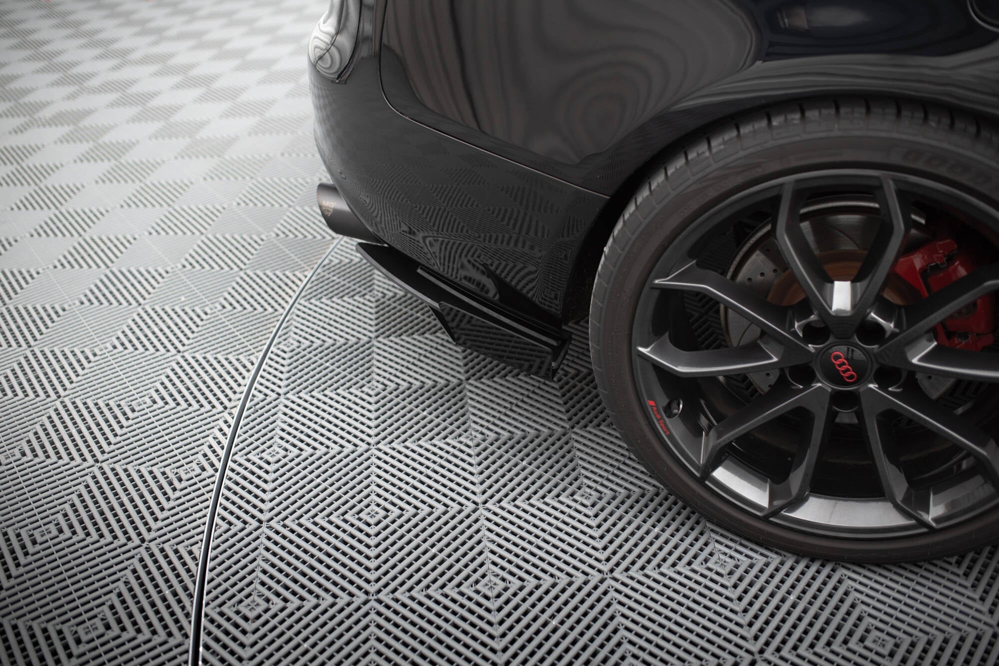 Street Pro Flaps Heckansatz Flaps Heckansatz + Flaps für Audi S5 / A5 S-Line Coupe / Cabriolet 8T