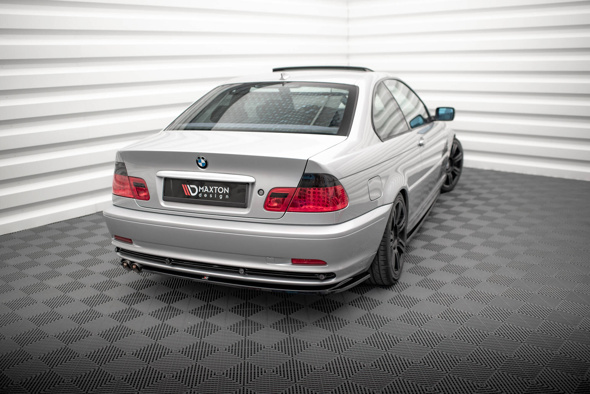 Flaps Heckansatz Diffusor für BMW 3er Coupe E46
