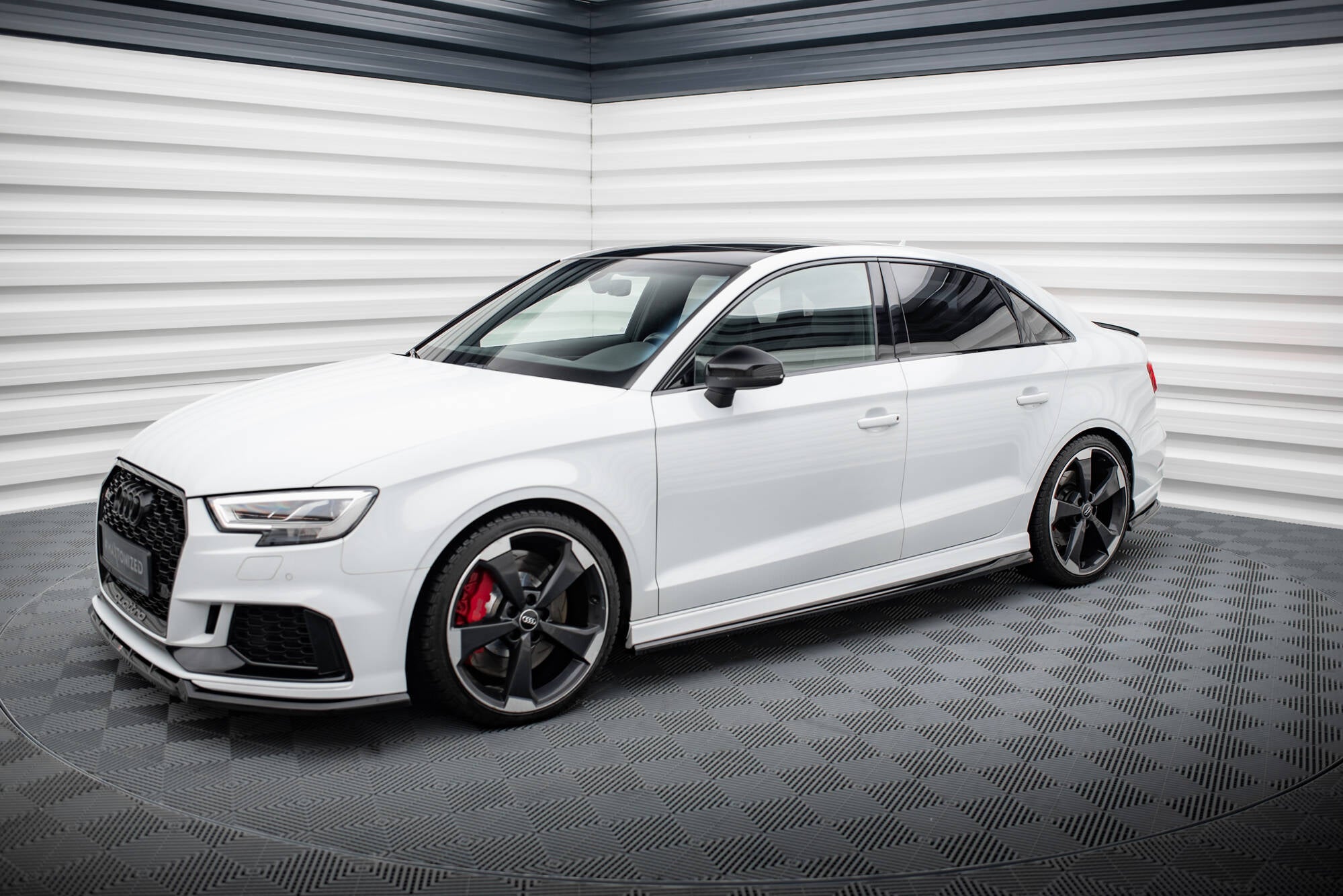 Seitenschweller V2 Ansatz für Audi RS3 Limousine 8V Facelift