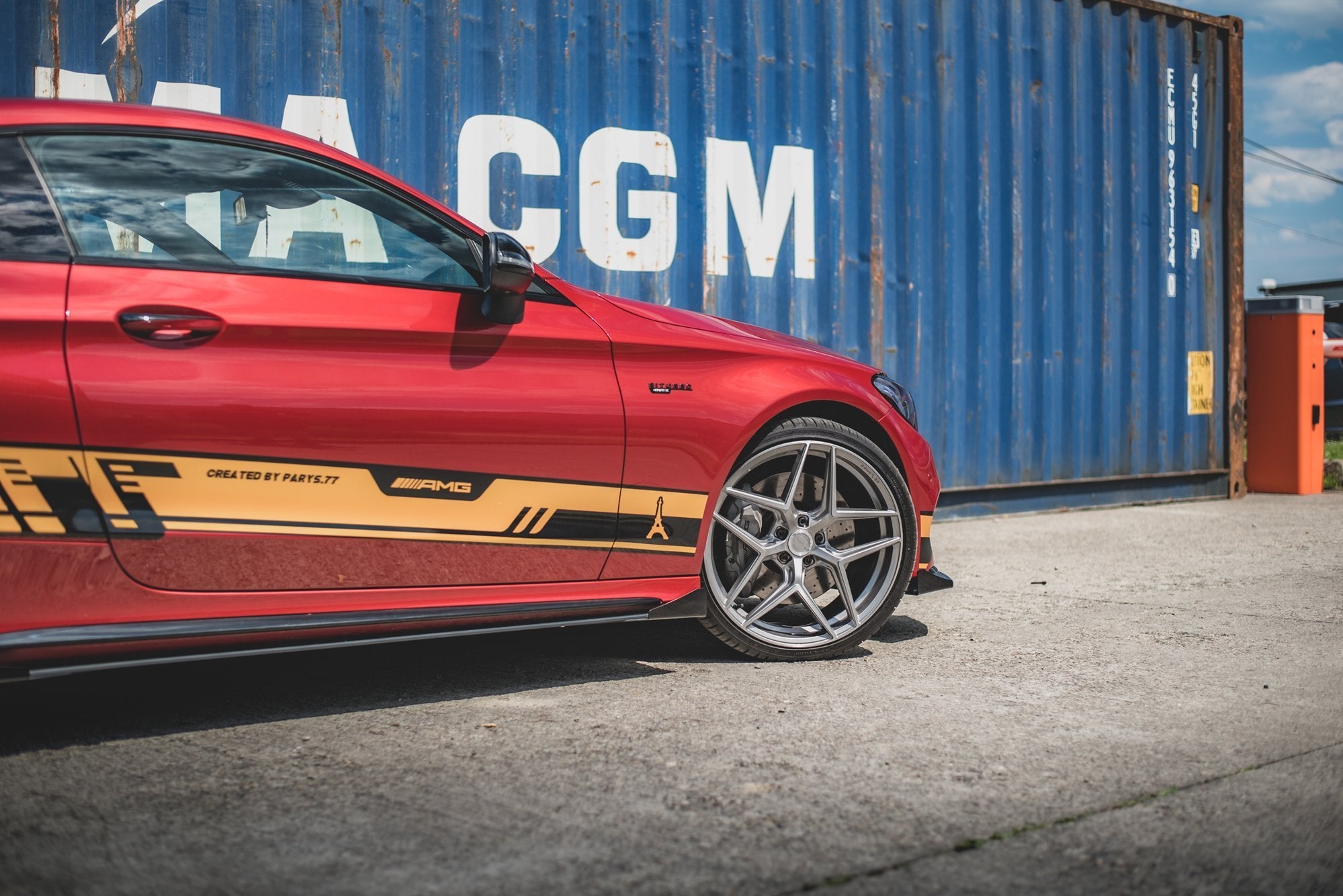 Street Pro Seitenschweller Ansatz für + Flaps Mercedes-AMG C43 Coupe C205
