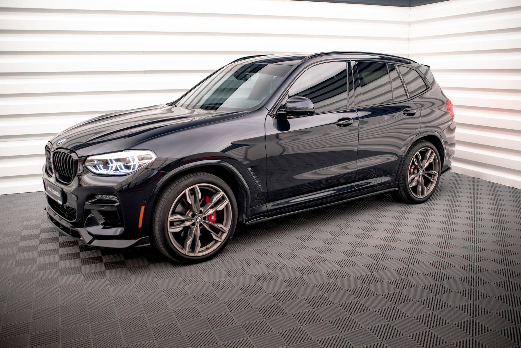 Seitenschweller V2 Ansatz für BMW X3 M40d / M40i / M - Paket G01