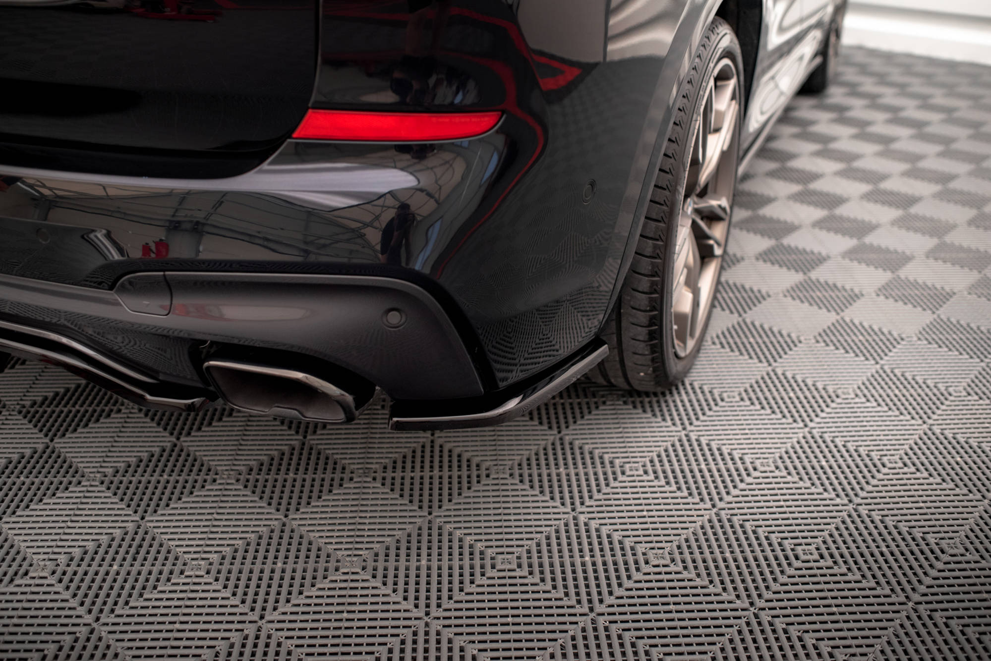 Flaps Heckansatz Diffusor für BMW X3 M40i / M40d G01