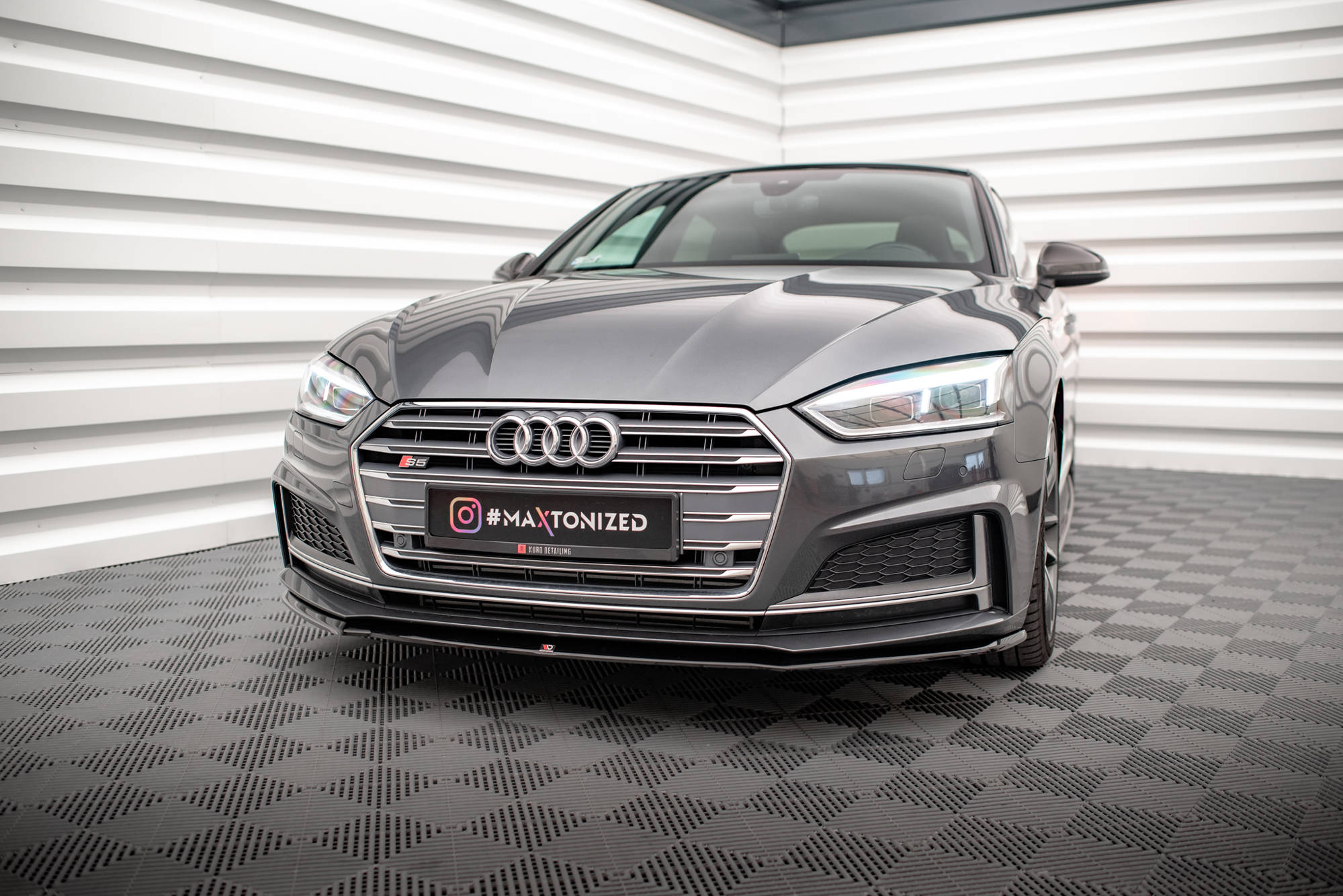 Frontlippe V2 für Audi S5 / A5 S-Line F5 Coupe / Sportback