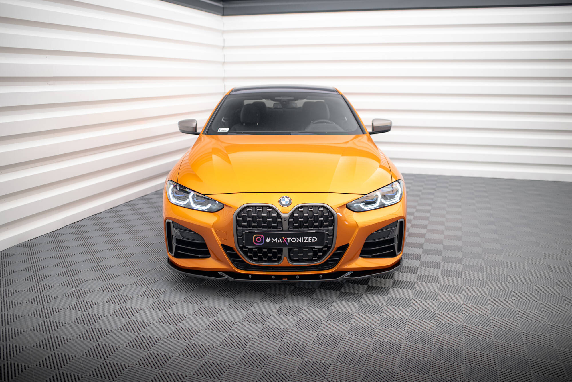 Frontlippe V4 für BMW 4er M - Paket / M440i G22 / G23 / G22 Facelift / G23 Facelift