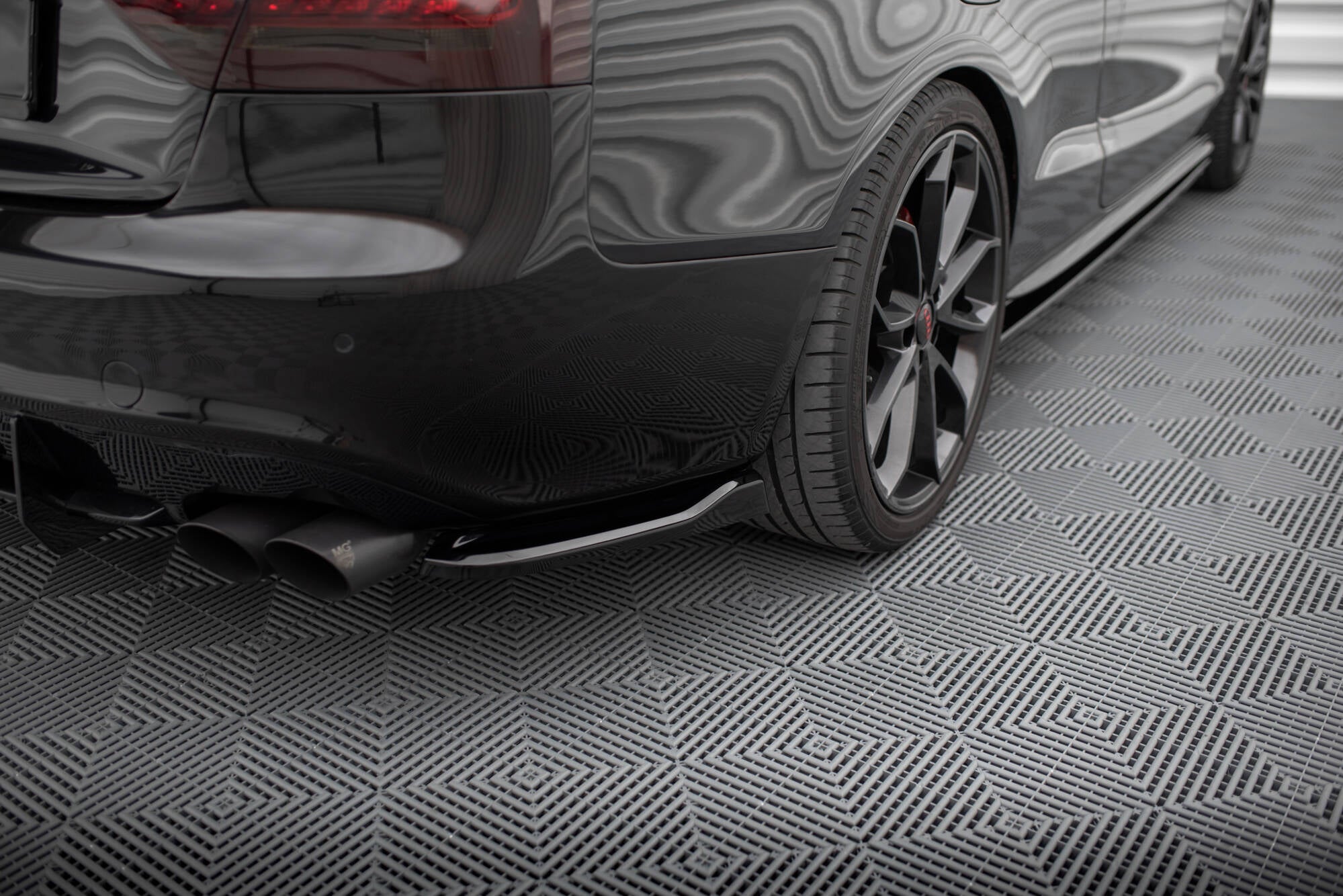 Flaps V1 Heckansatz Flaps Heckansatz für Audi S5 / A5 S-Line Coupe / Cabriolet 8T