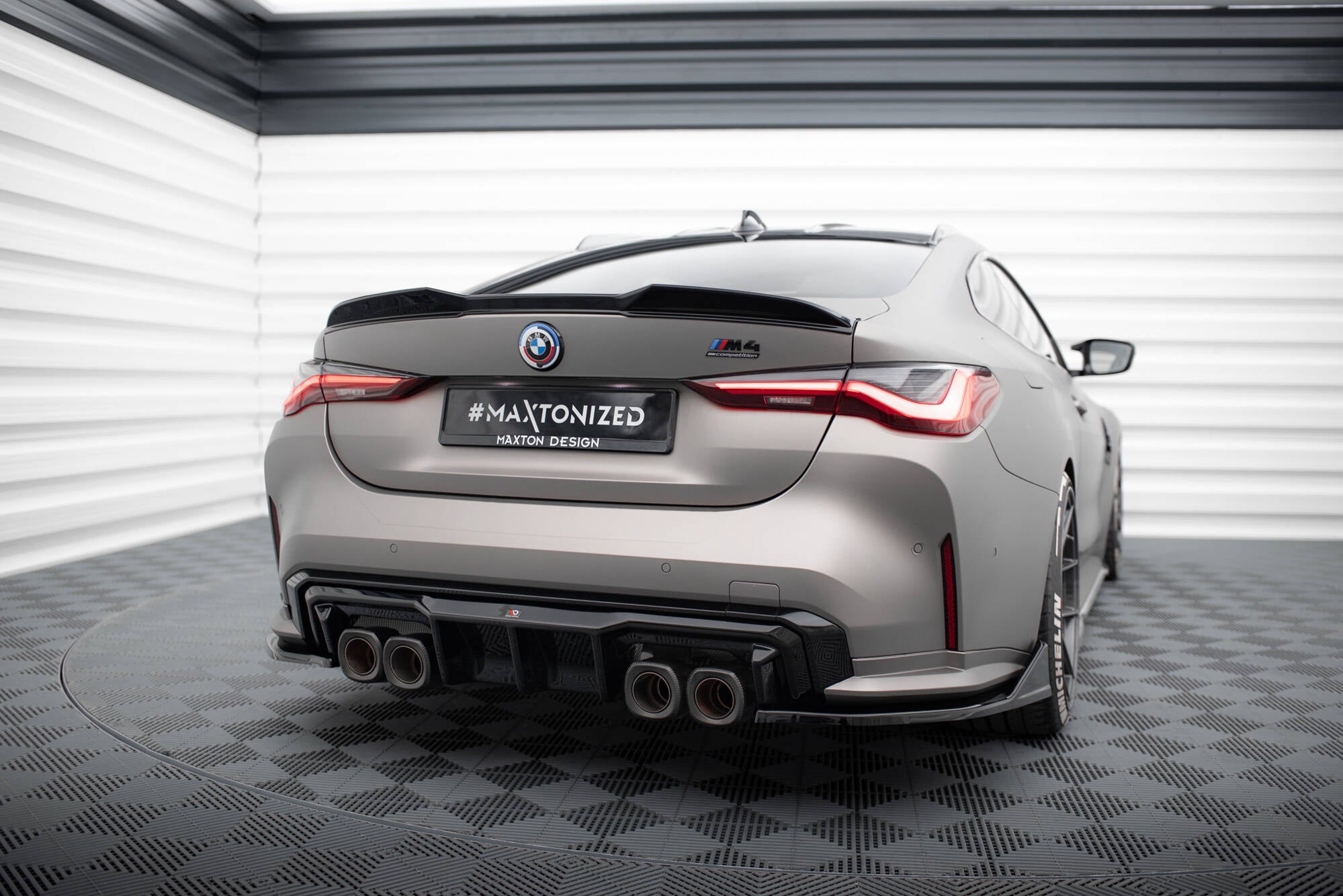 Flaps Heckansatz V5 Diffusor für (Für heckansatz ) BMW M4 G82 / G82 Facelift