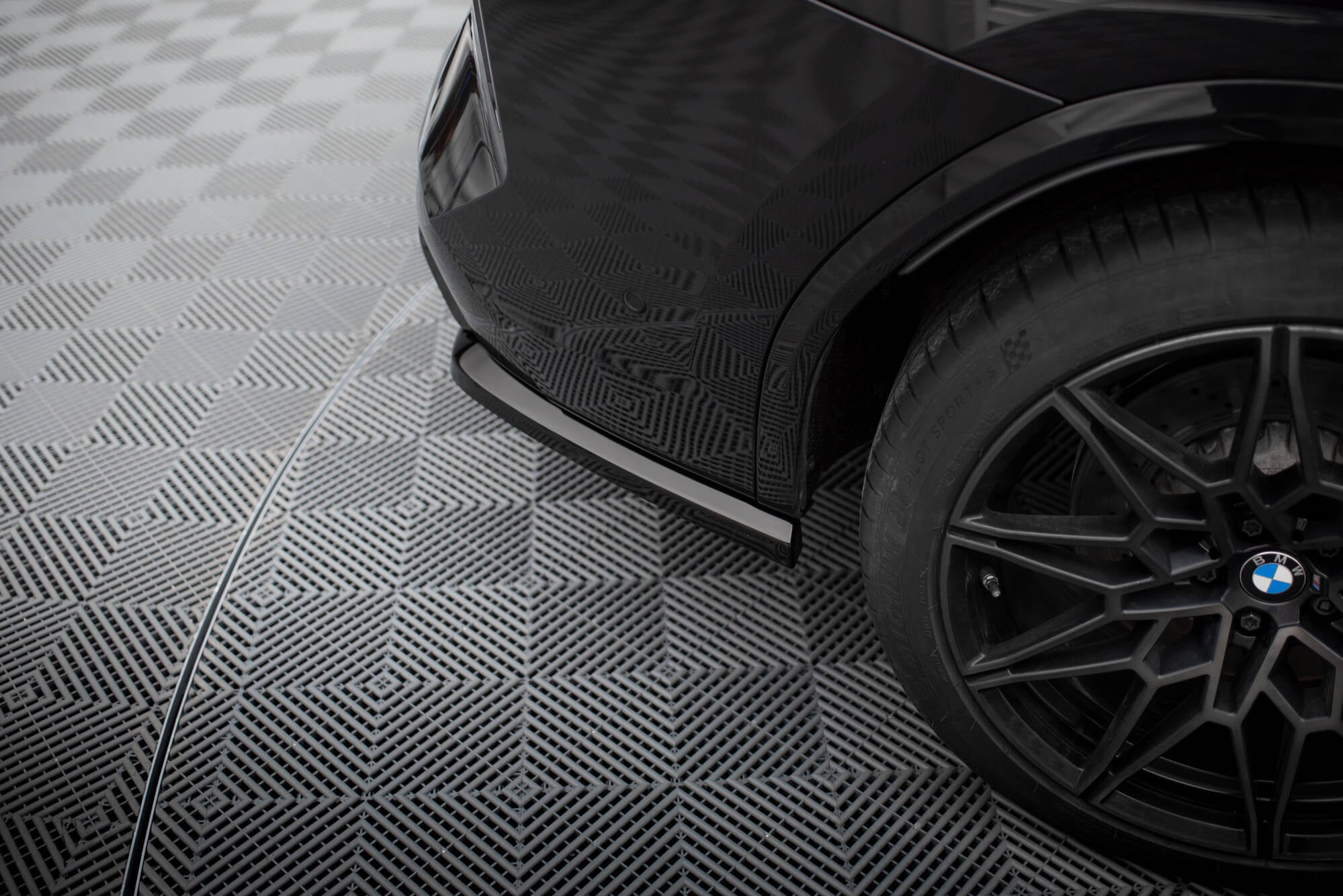Flaps Heckansatz V2 Diffusor für BMW X3 M F97 / F97 Facelift