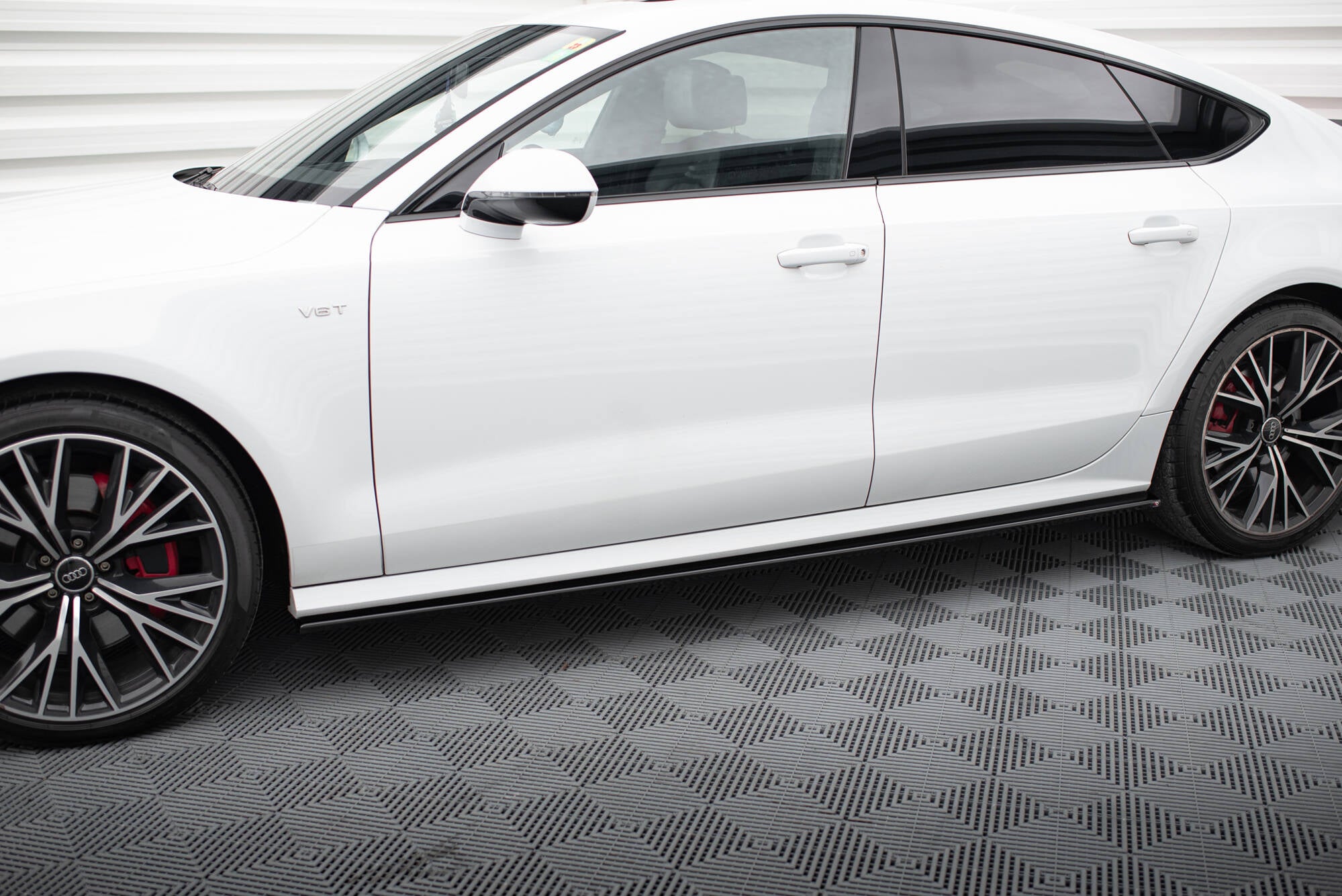 Seitenschweller Ansatz für Audi S7 / A7 S-Line C7 FL