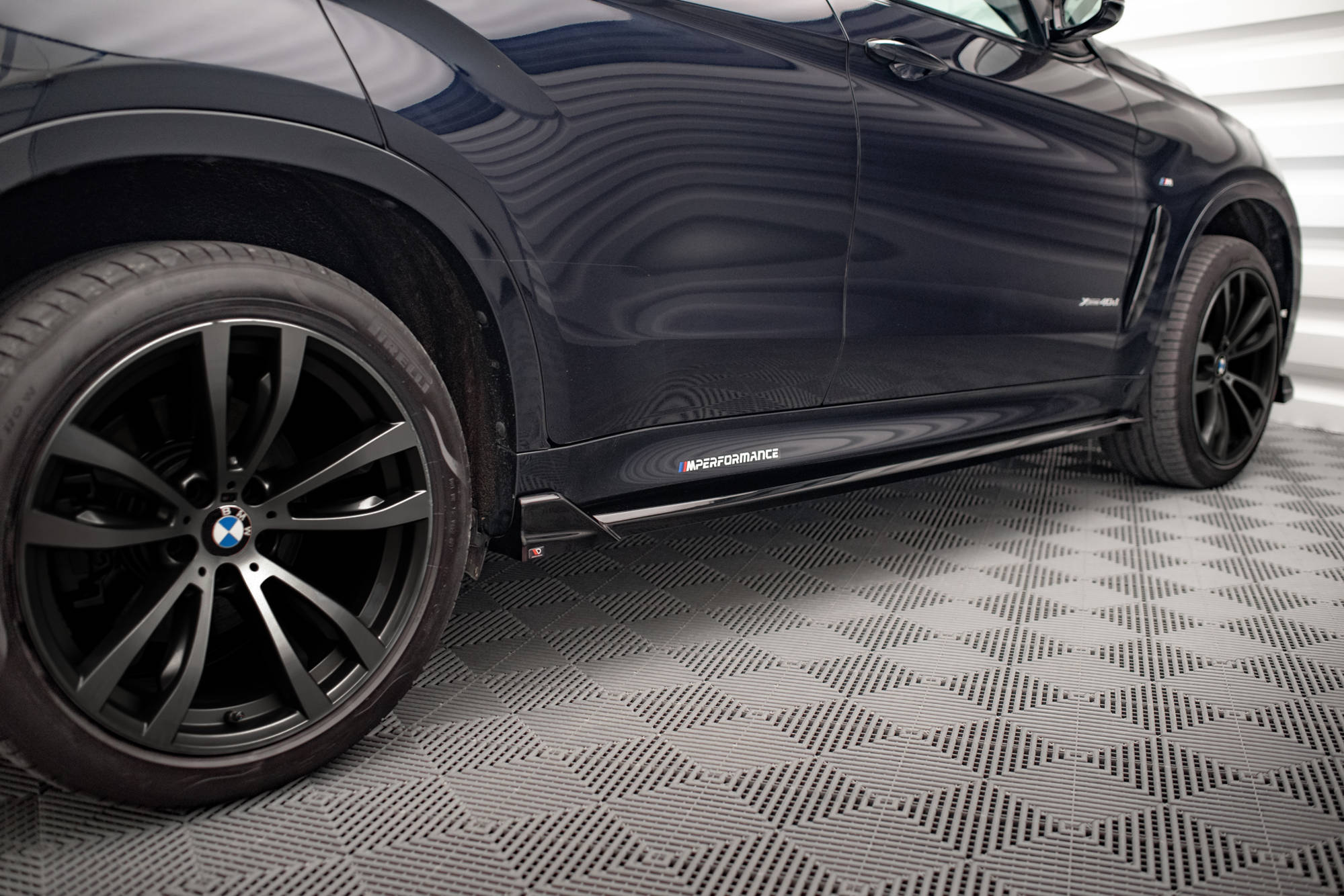 Seitenschweller V2 Ansatz für BMW X6 M - Paket F16