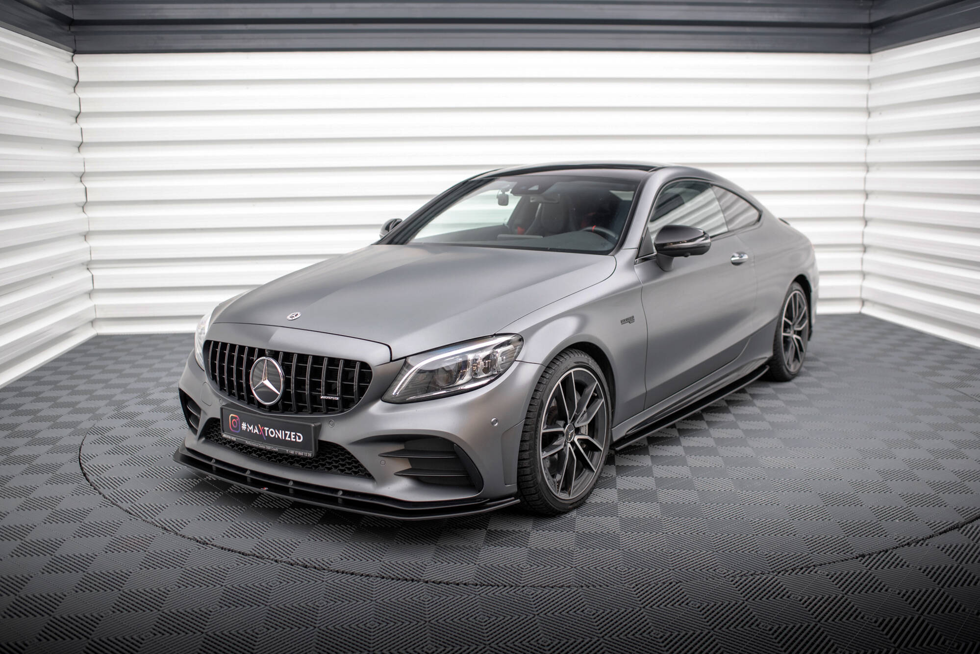 Street Pro Seitenschweller Ansatz für Mercedes-AMG C43 Coupe / Cabrio C205 Facelift / A205 Facelift