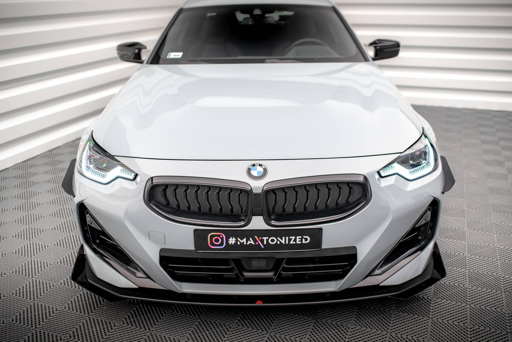 Stoßstangen Flaps Wings vorne Canards für BMW 2 Coupe M-Paket / M240i G42