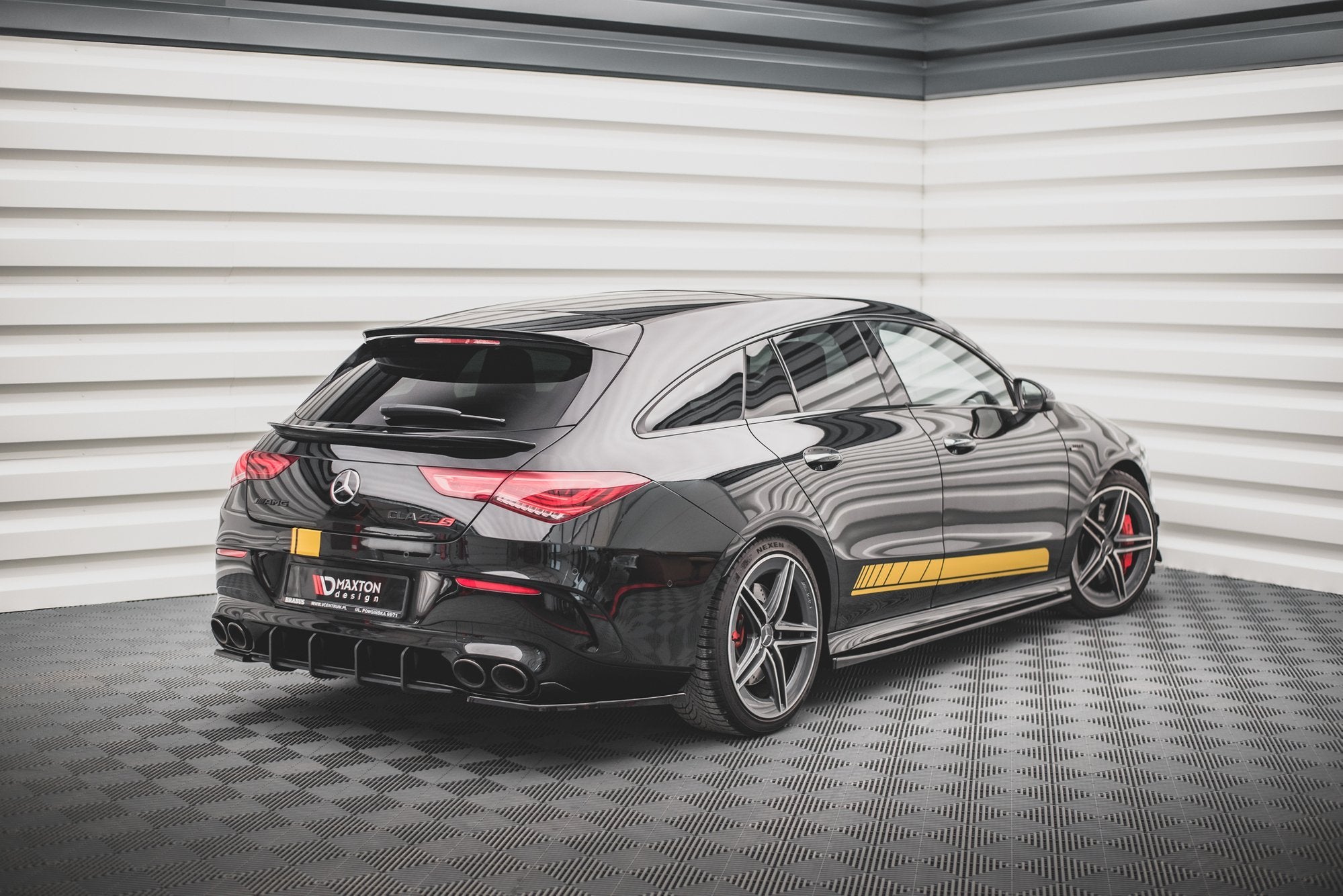 Heck Ansatz Flaps Diffusor für Mercedes-AMG CLA 35 Aero / 45 Aero C118