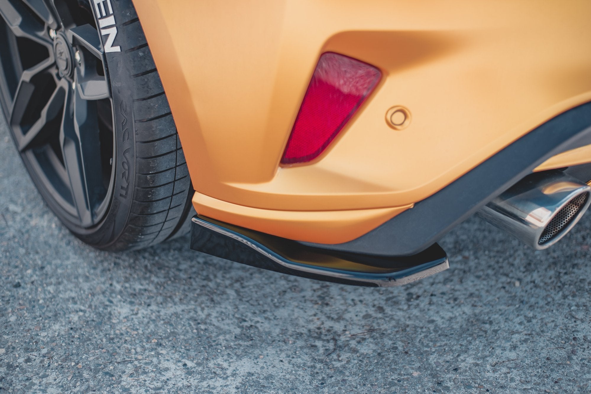 Heck Ansatz Flaps Diffusor V2 für Ford Focus Hatchback ST Mk4