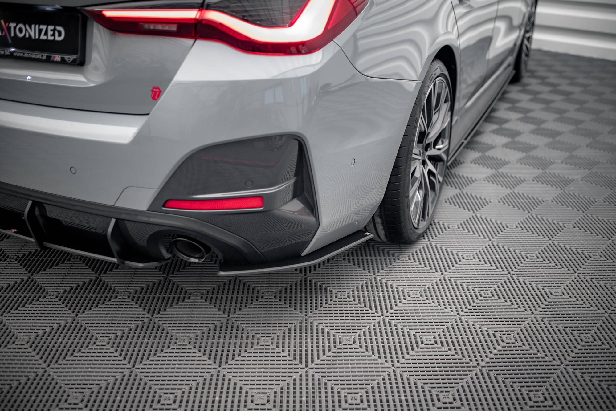 Street Pro Flaps Heckansatz Diffusor für BMW 4er Gran Coupe M-Paket G26