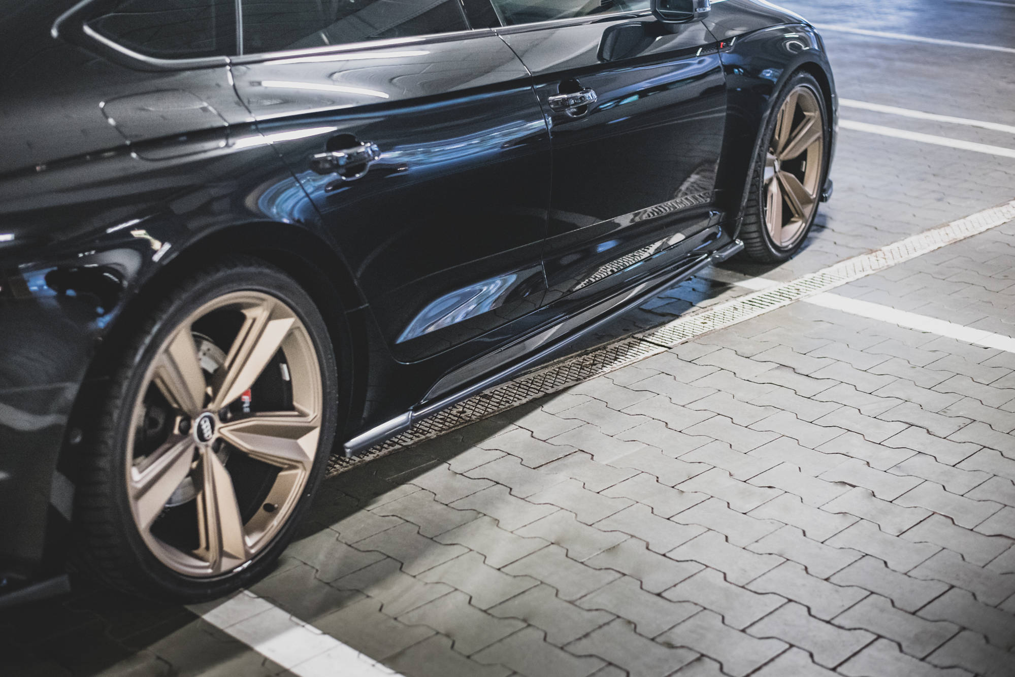 Seitenschweller Ansatz für Audi RS5 Sportback F5 Facelift