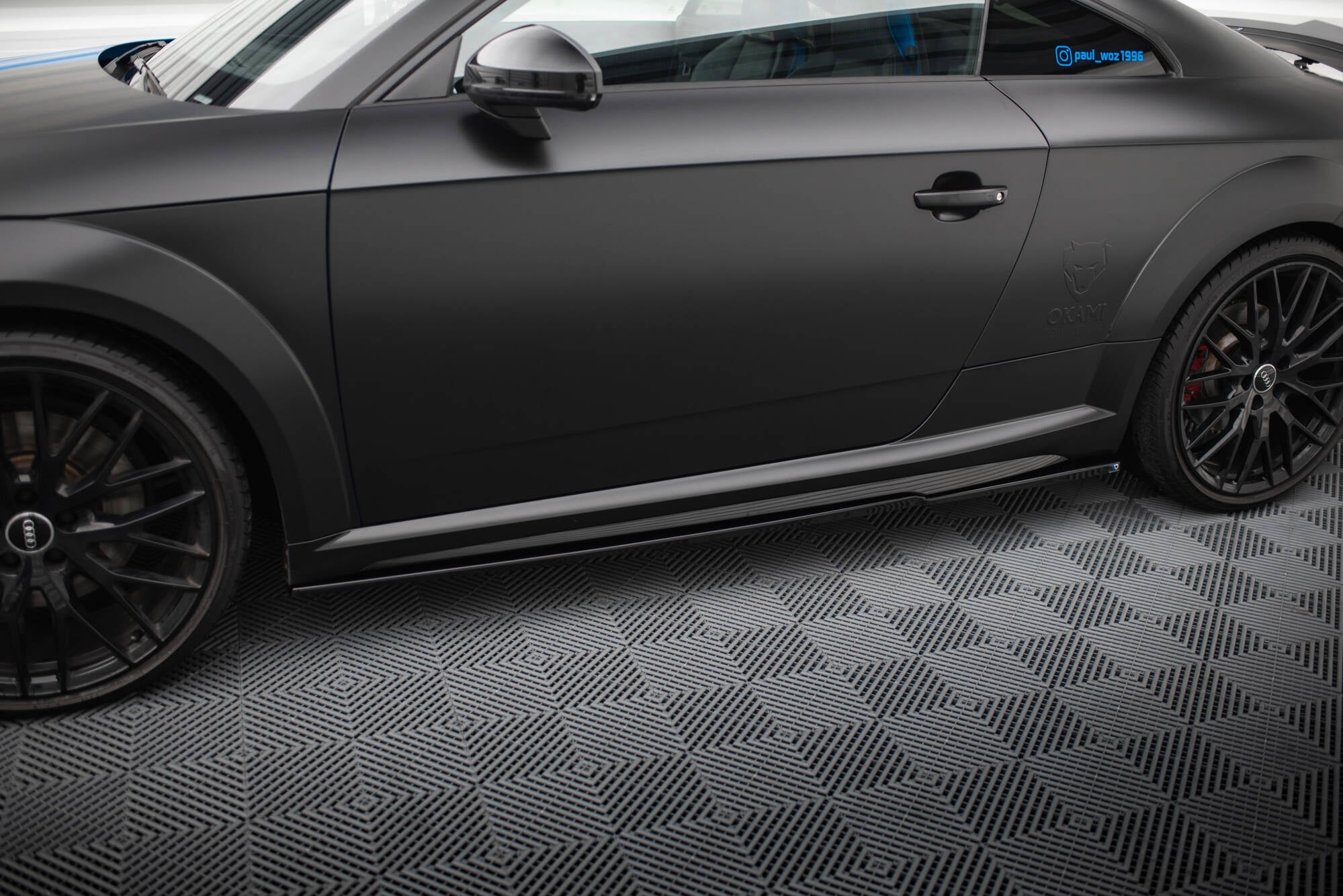 Seitenschweller Ansatz für Audi TT S / TT S-Line 8S Facelift