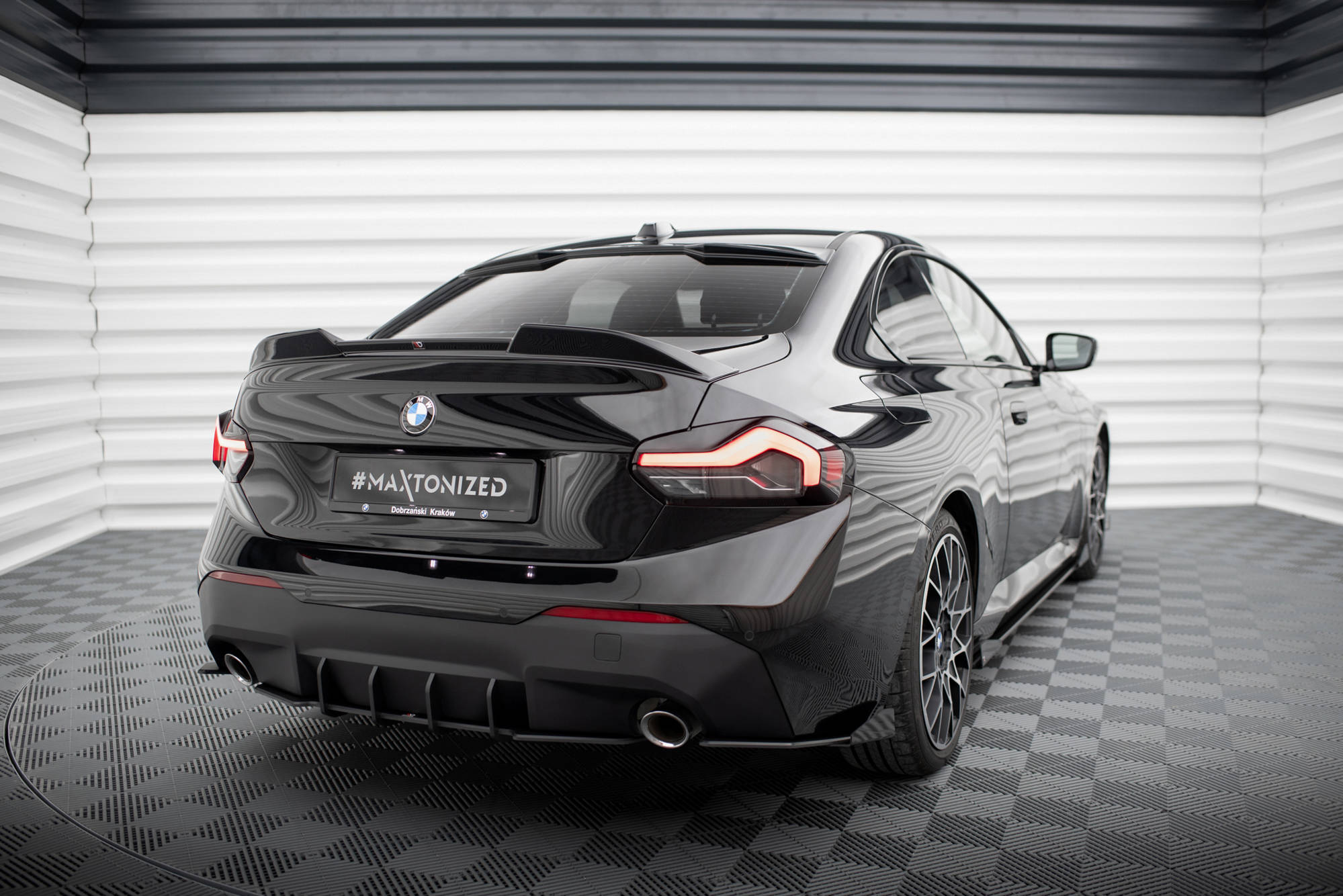 Street Pro Flaps Heckansatz Diffusor +Flaps für BMW 2 Coupe G42