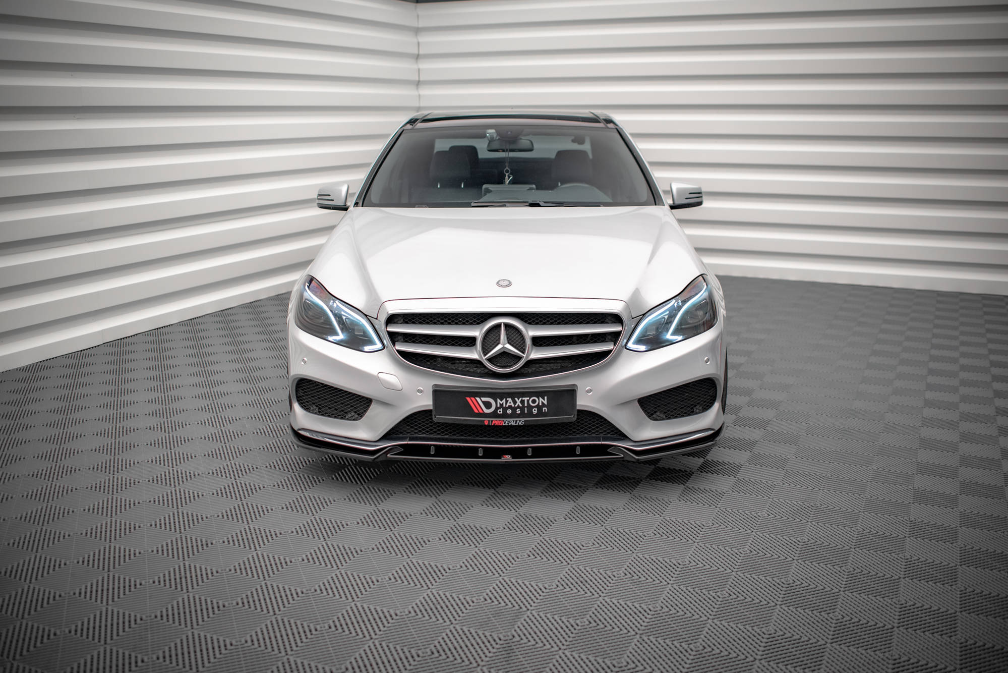 Frontlippe V2 für Mercedes-Benz E AMG-Line Limousine W212 Facelift
