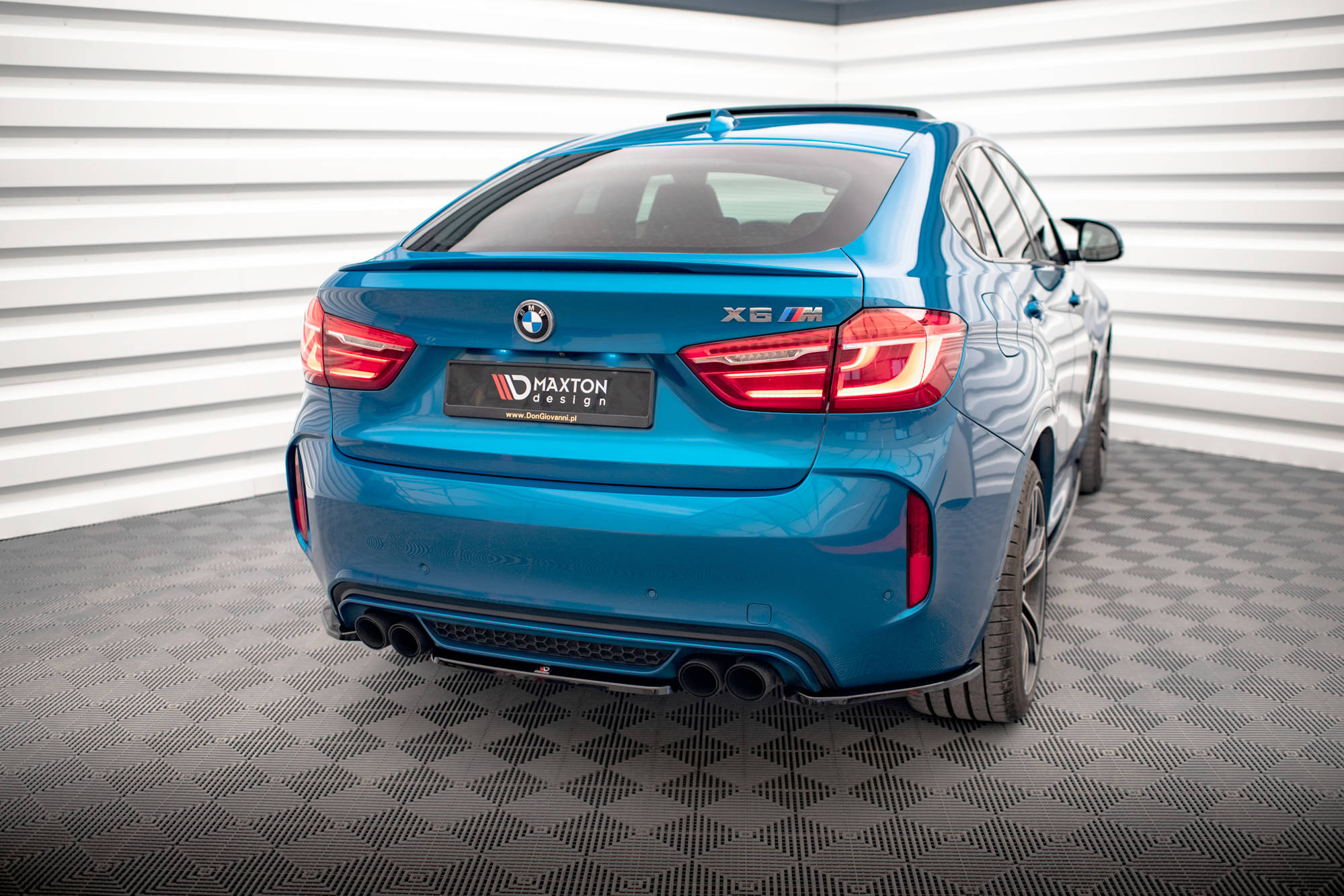 Flaps Heckansatz Diffusor für BMW X6 M F86