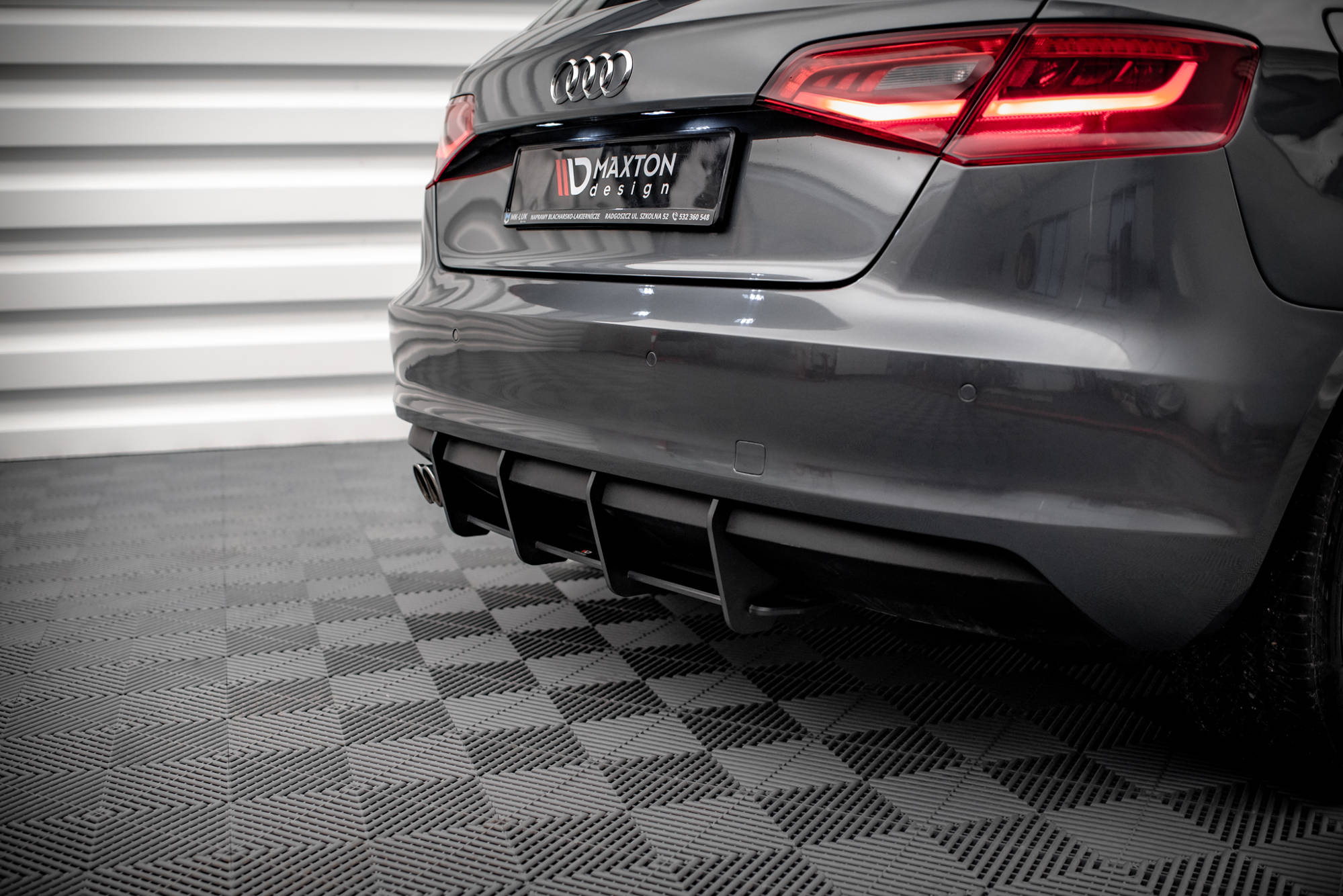Street Pro Heckschürze für Audi A3 Sportback 8V