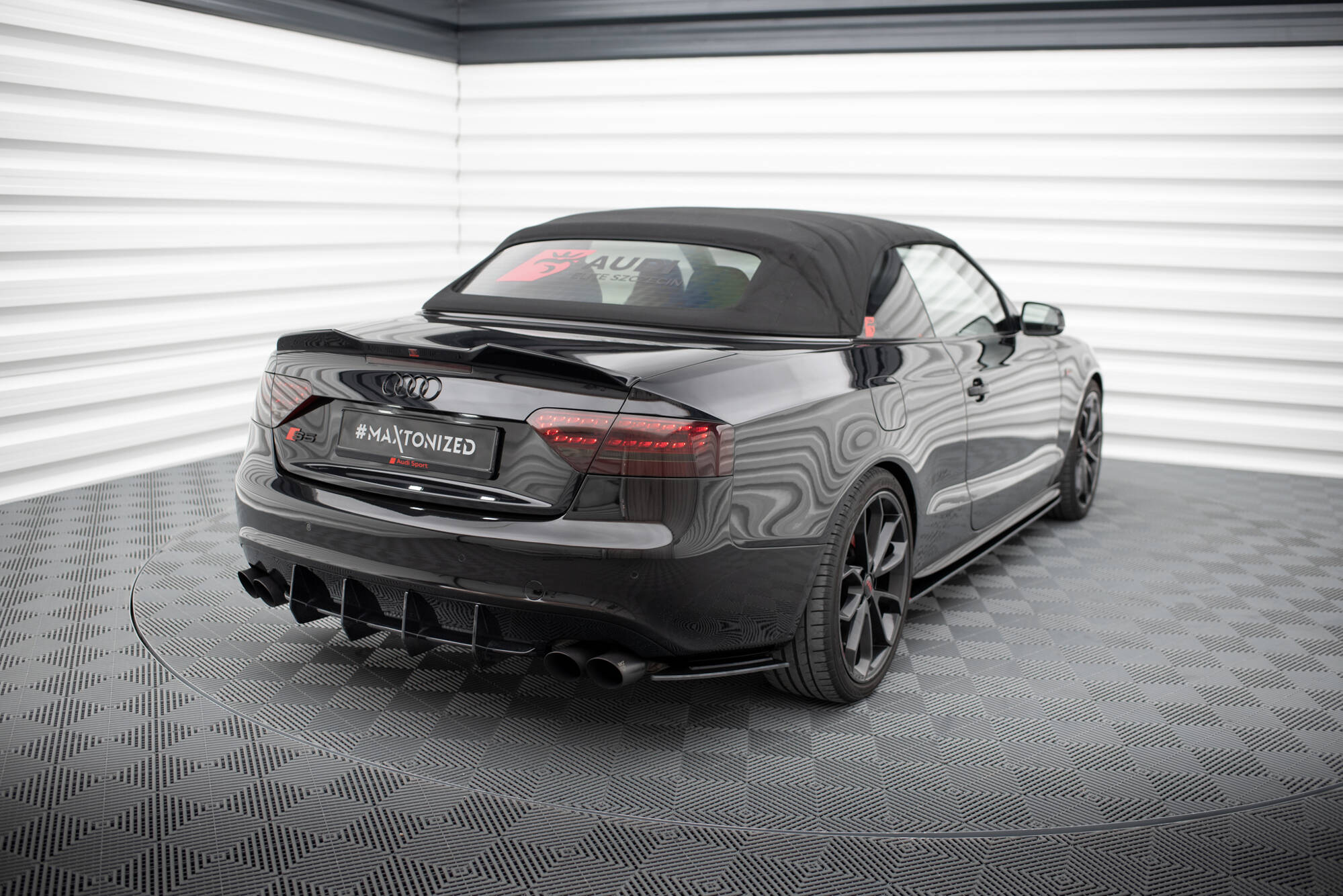 Street Pro Flaps Heckansatz Flaps Heckansatz für Audi S5 / A5 S-Line Coupe / Cabriolet 8T