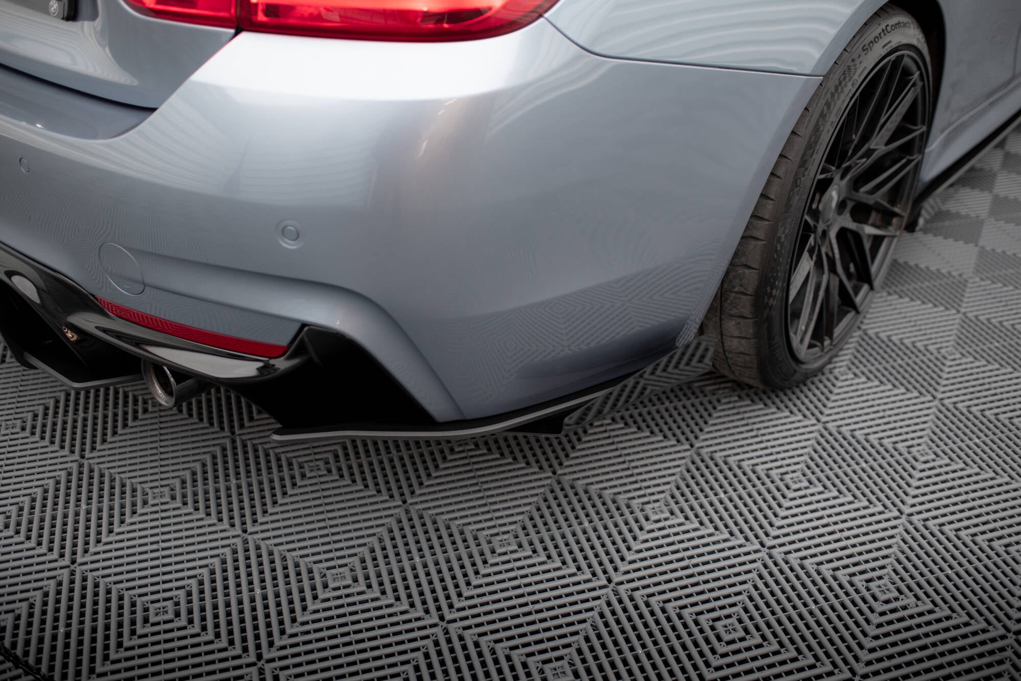 Street Pro Flaps Heckansatz Diffusor +Flaps für BMW 4er35i Coupe M-Paket F32