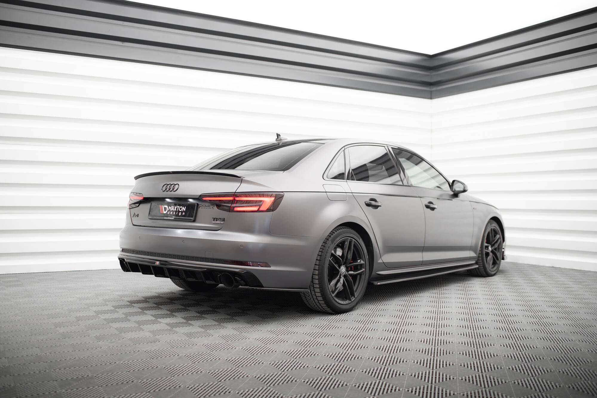 Spoiler CAP V.2 für Audi S4 / A4 Standard / S-Line / Competition Limousine B9 / B9 Facelift