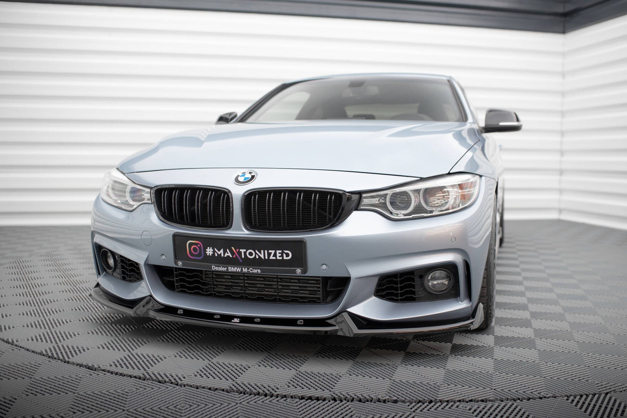 Frontlippe V4 für BMW 4er Coupe / Gran Coupe / Cabrio M - Paket F32 / F36 / F33