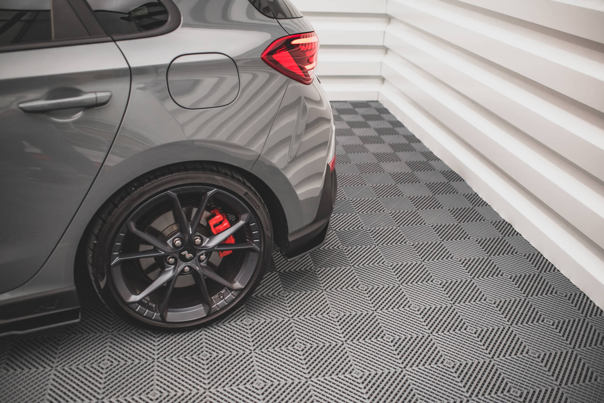 Street Pro Flaps Heckansatz Flaps Heckansatz für Hyundai I30 N Hatchback Mk3 Facelift