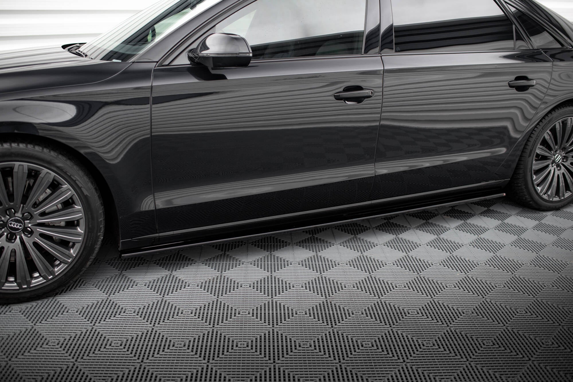 Seitenschweller Ansatz für Audi A8 Lang D4